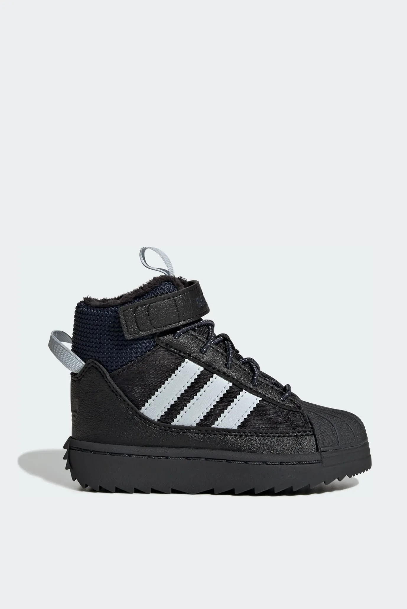 Дитячі чорні хайтопи Superstar Winter Trek Kids 1