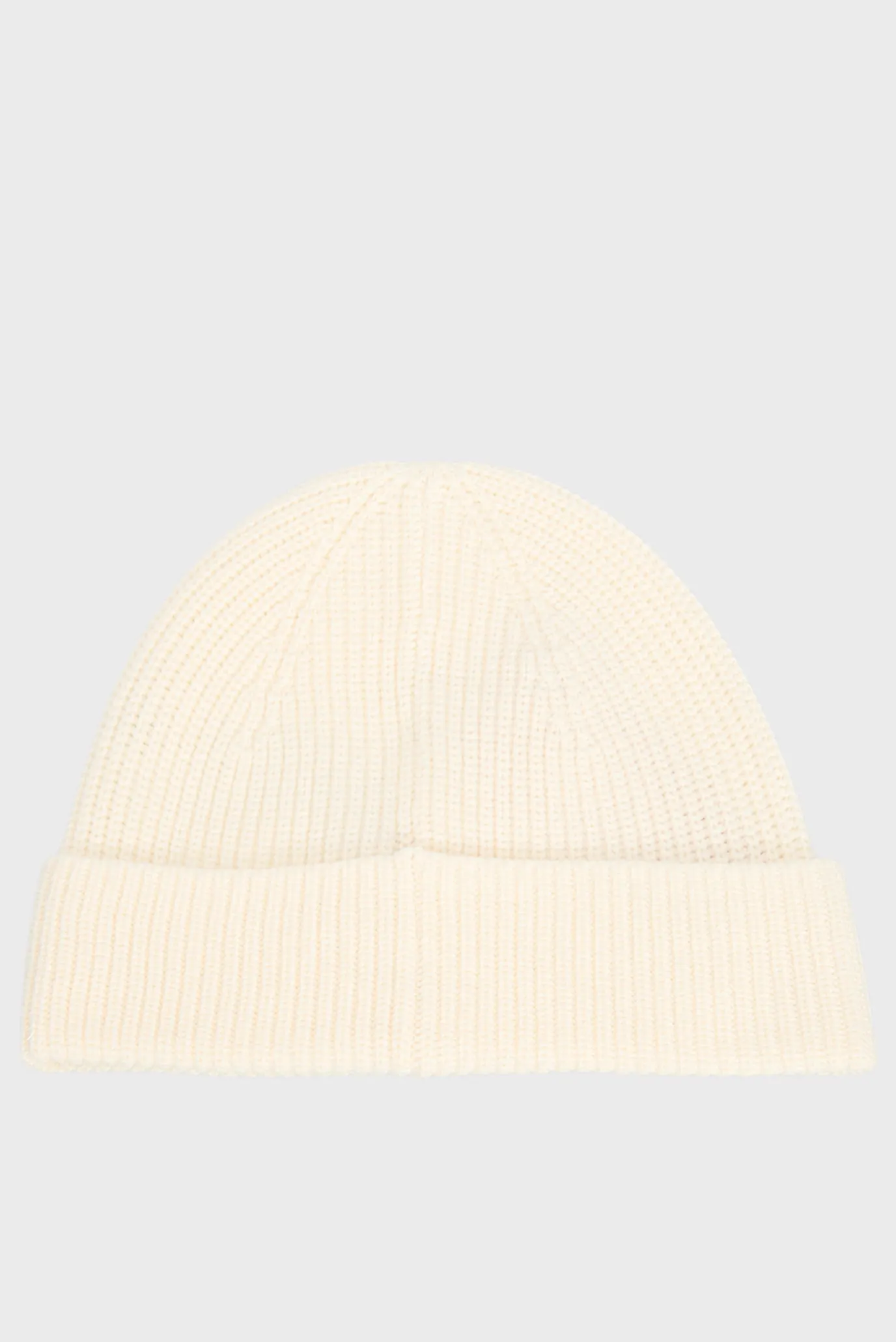 Жіноча біла вовняна шапка 2