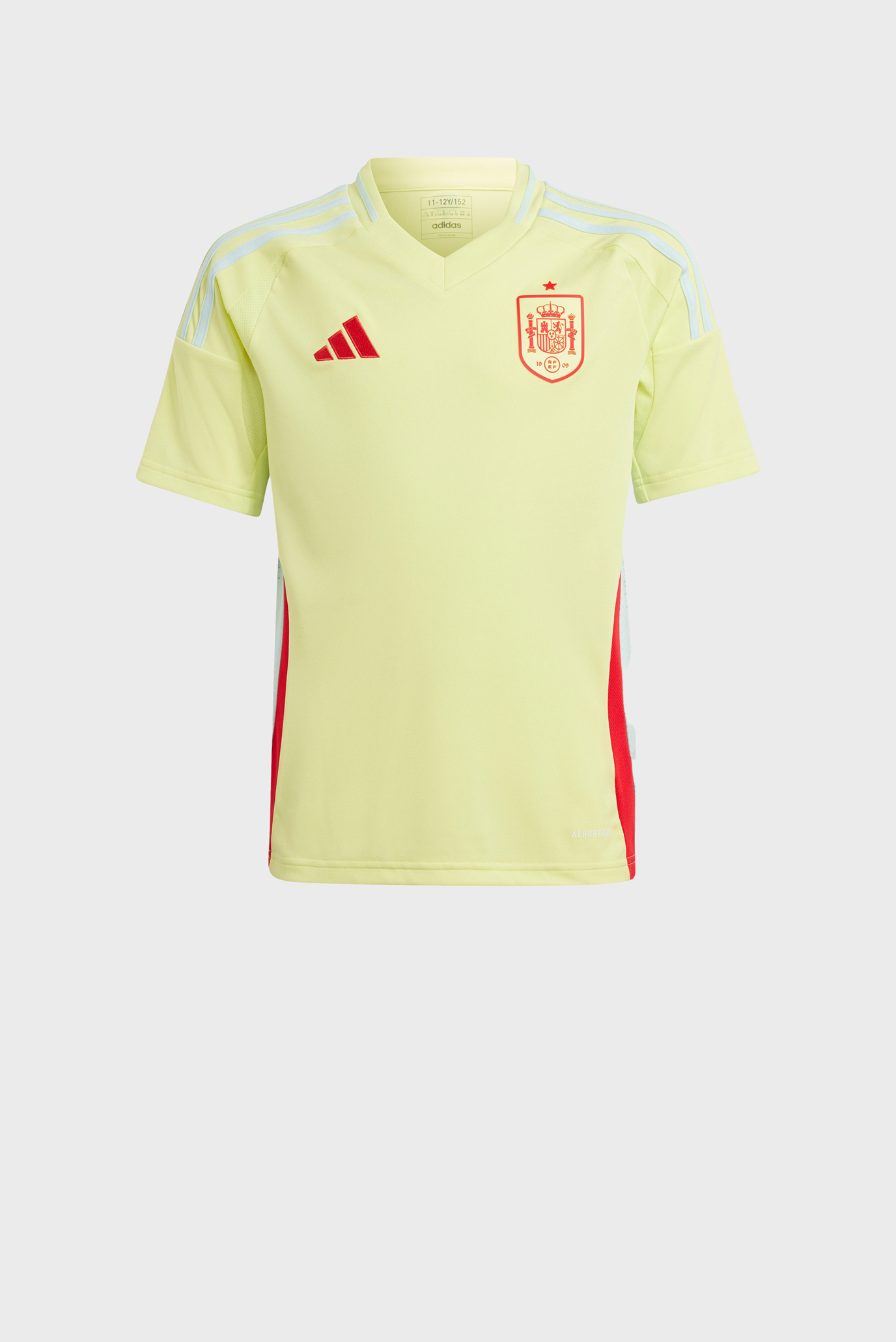 Детская желтая футболка Spain 24 Away 1