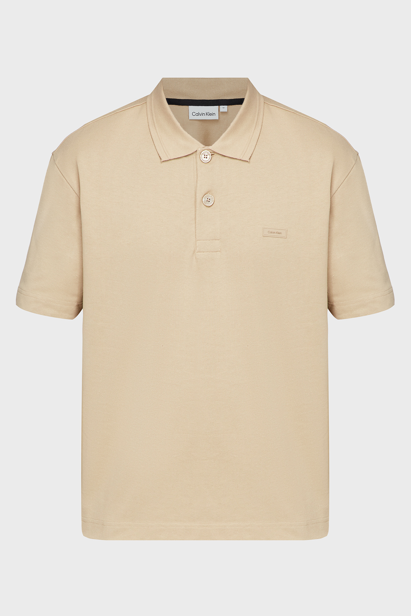 Мужское бежевое поло MODERN COMFORT POLO Calvin Klein K10K110789 — MD ...