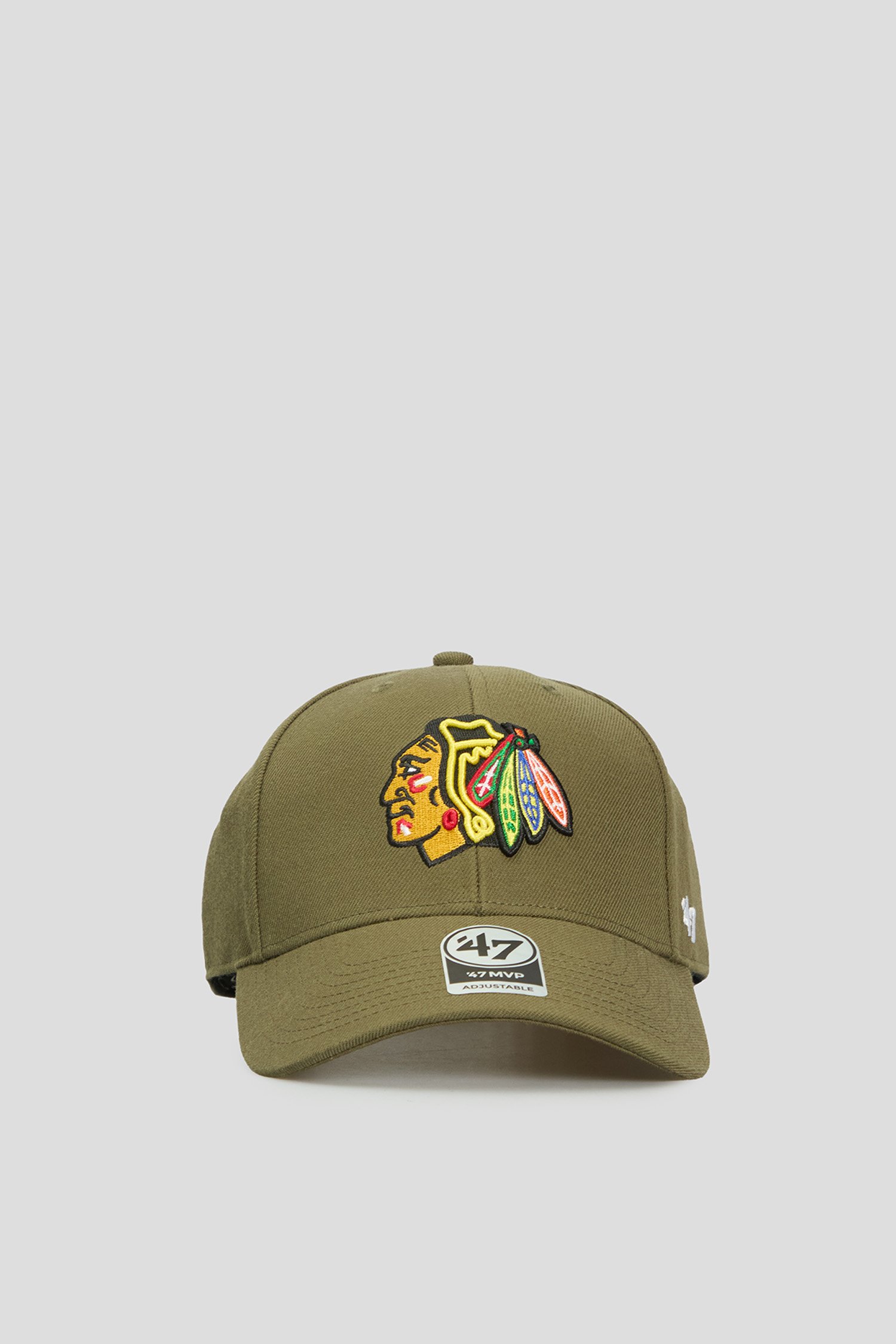 Оливковая кепка CHICAGO BLACKHAWKS Оливковый ONESIZE 47 Brand MVPSP04WBP-SWB Оливковая кепка CHICAGO BLACKHAWKS Оливковый ONESIZE 47 Brand MVPSP04WBP-SWB