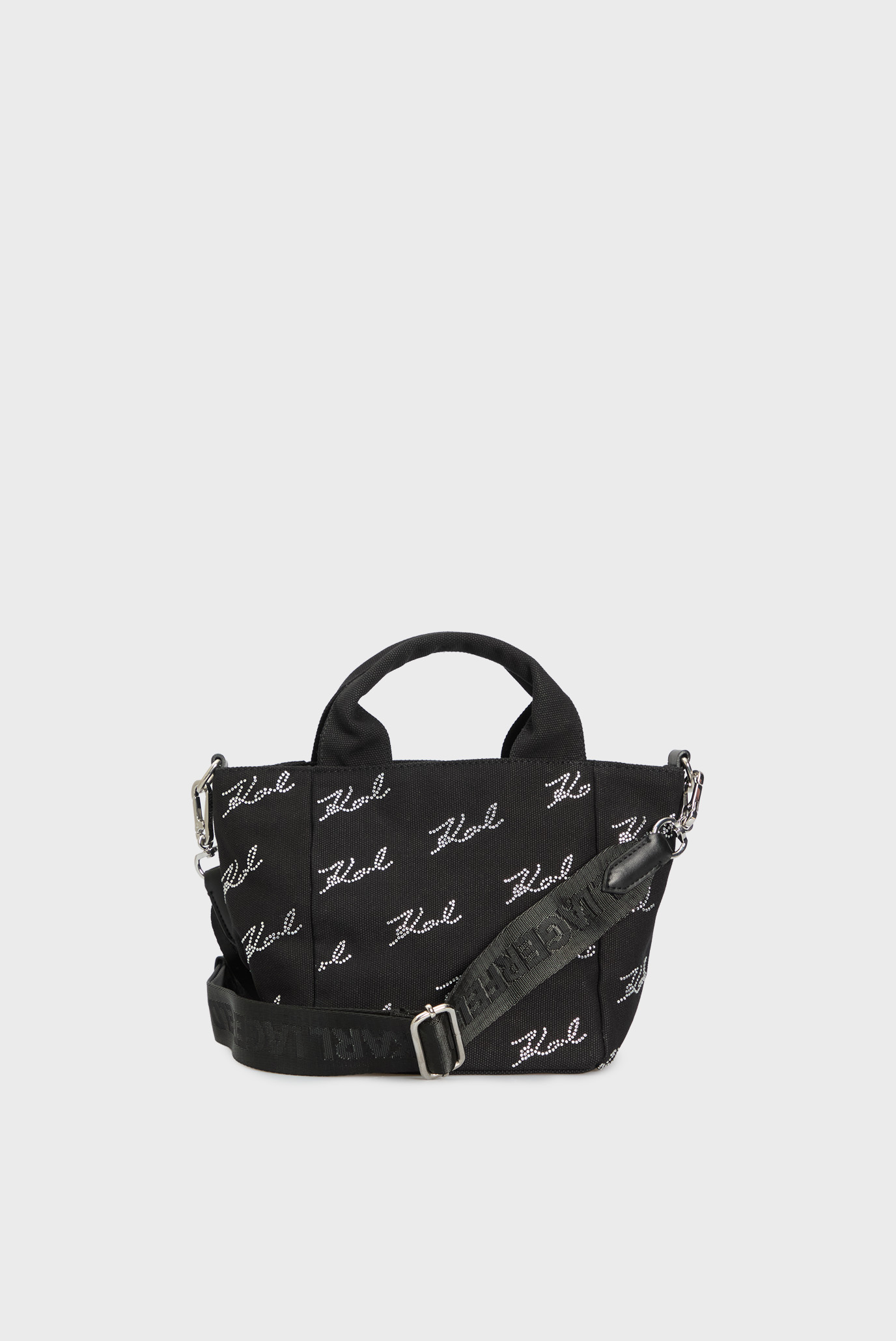Женская черная сумка с узором Черный ONESIZE Karl Lagerfeld 246W3883 Женская черная сумка с узором Черный ONESIZE Karl Lagerfeld 246W3883