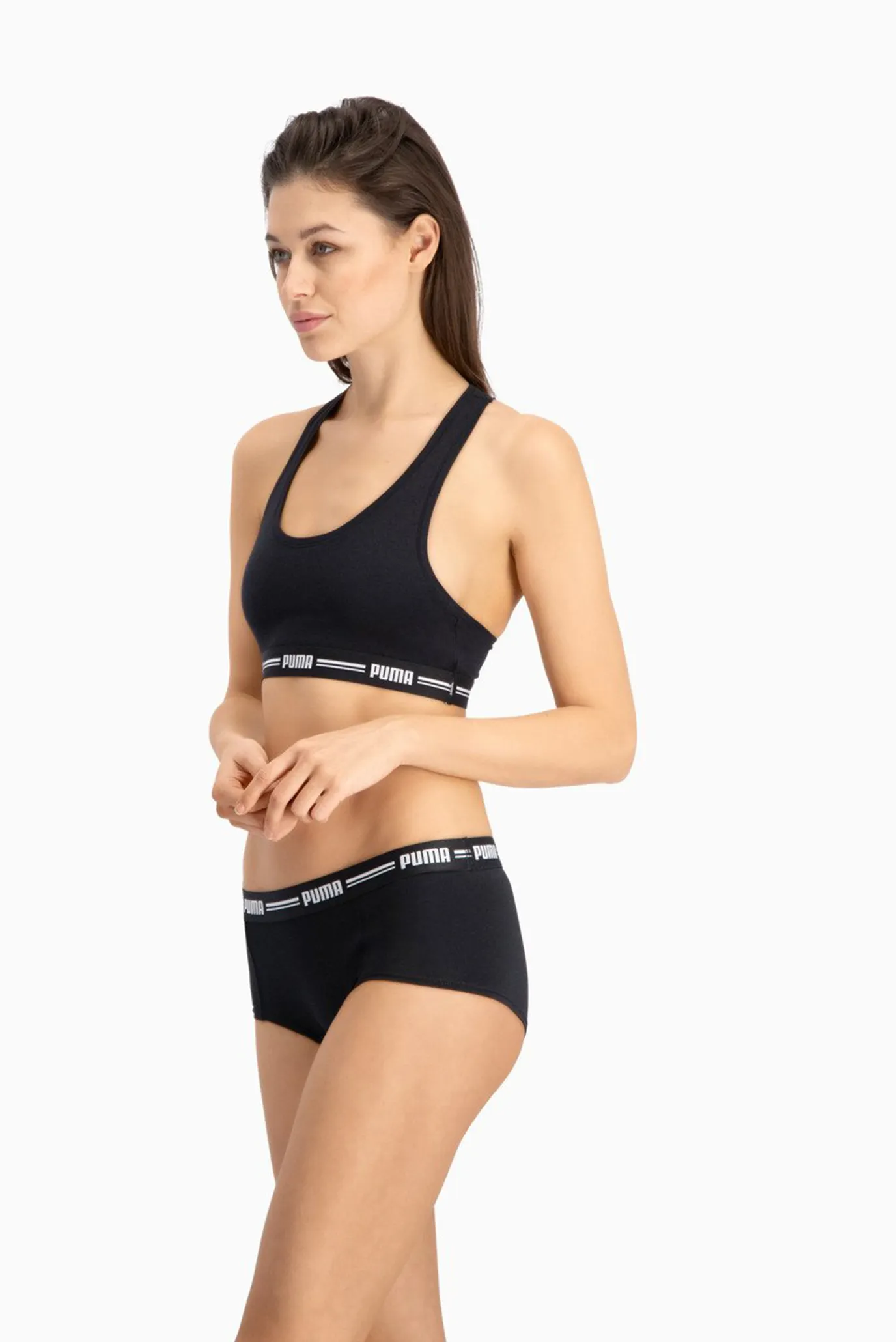 Женские черные трусики (2 шт) Women's Mini Shorts 2 Pack 5