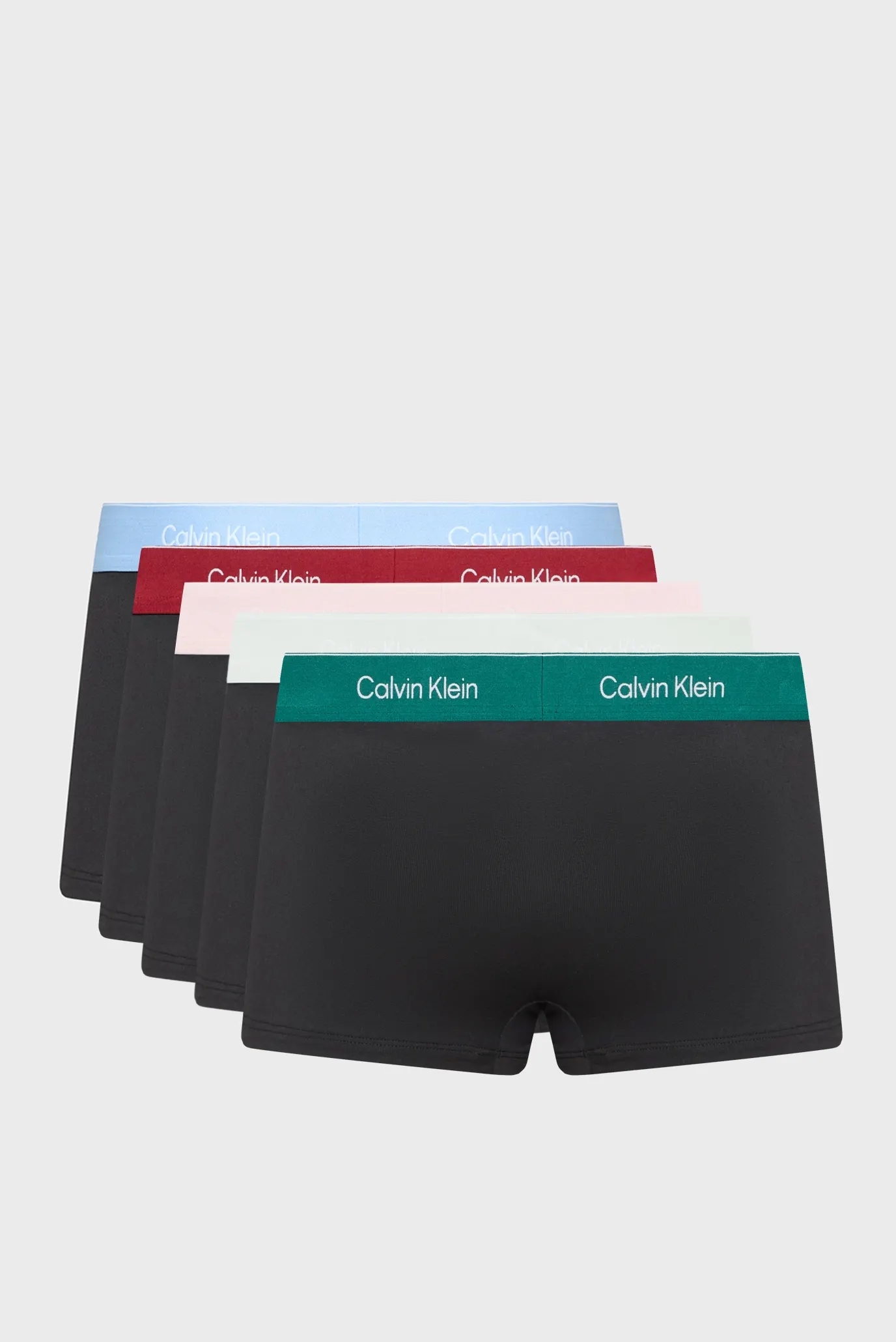 Мужские черные боксеры (5 шт) LOW RISE TRUNK 2