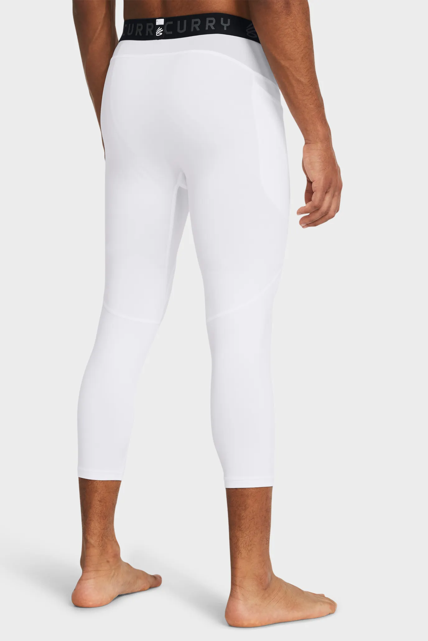 Мужские белые тайтсы UA Curry Brand 3/4 Lgs 3