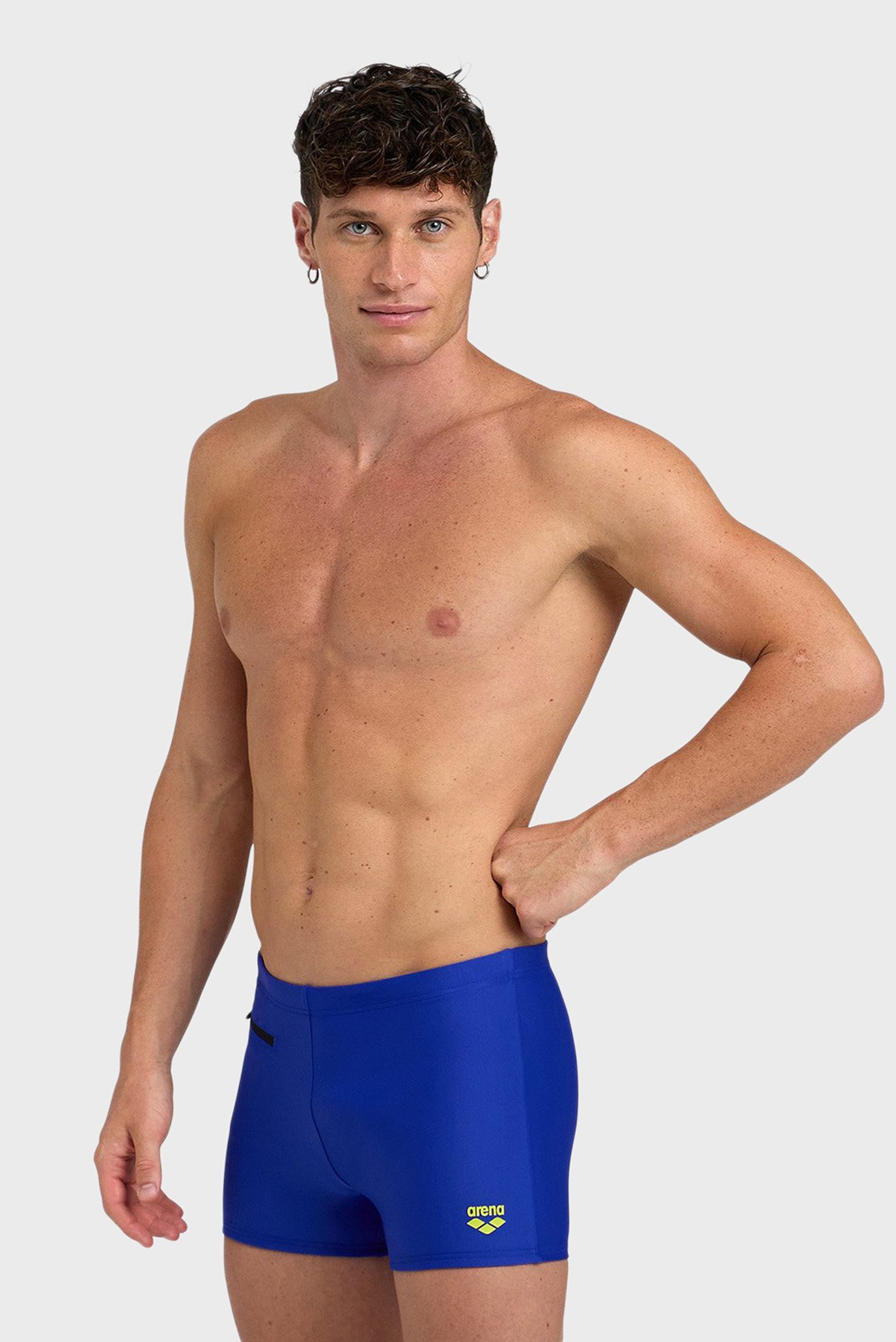 Чоловічі сині плавки ZIP SWIM SHORT 1