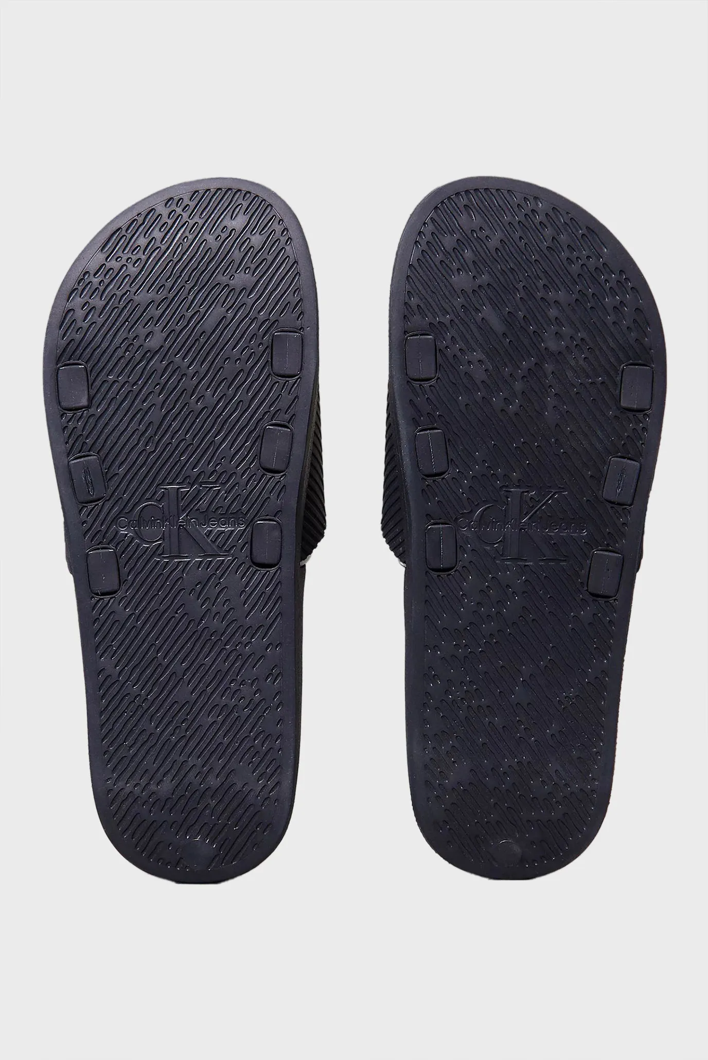 Мужские темно-синие слайдеры RUBBER NEOPRENE TEXT 6