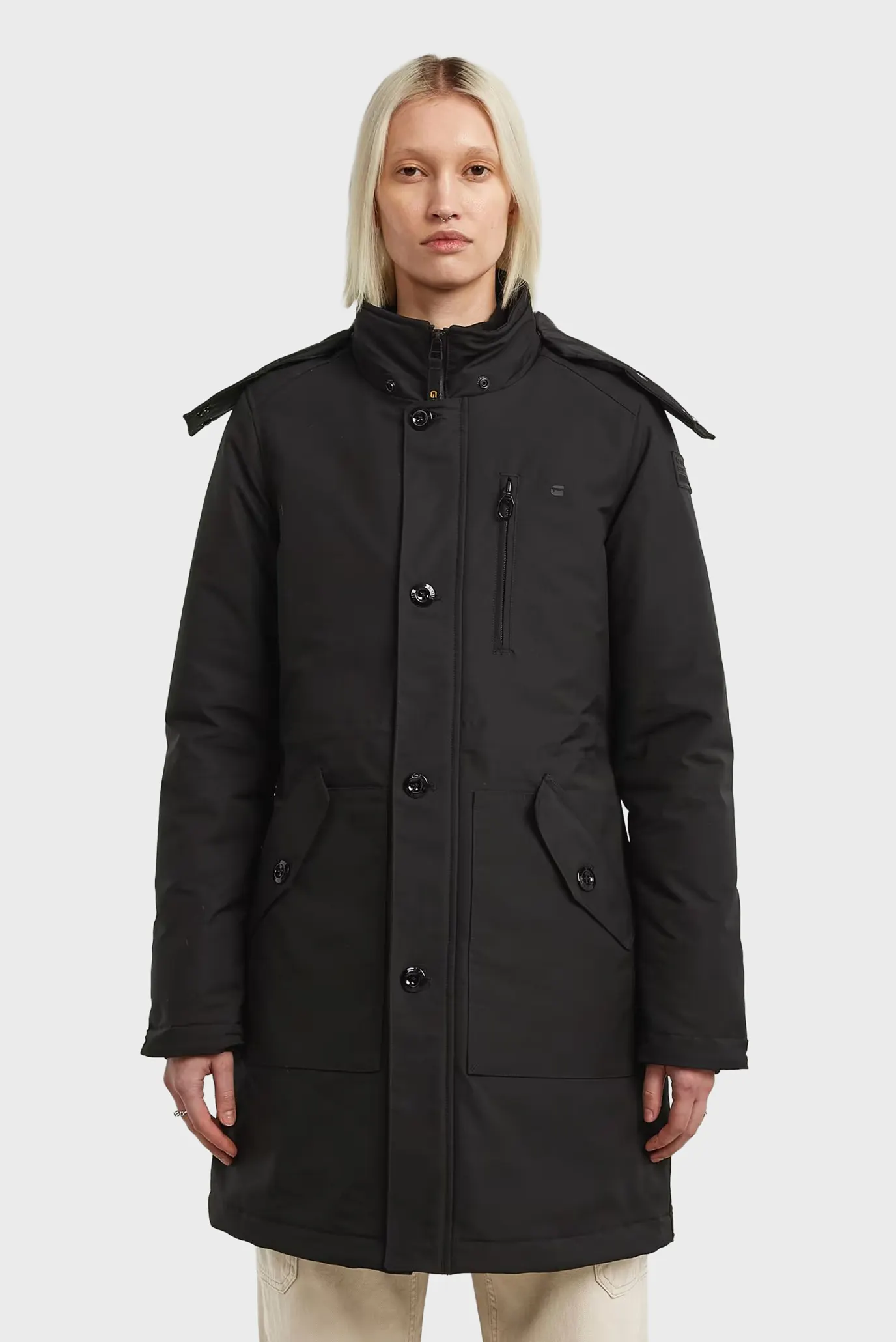 Женская черная парка Vodan Черный M G-Star RAW D26967,D908