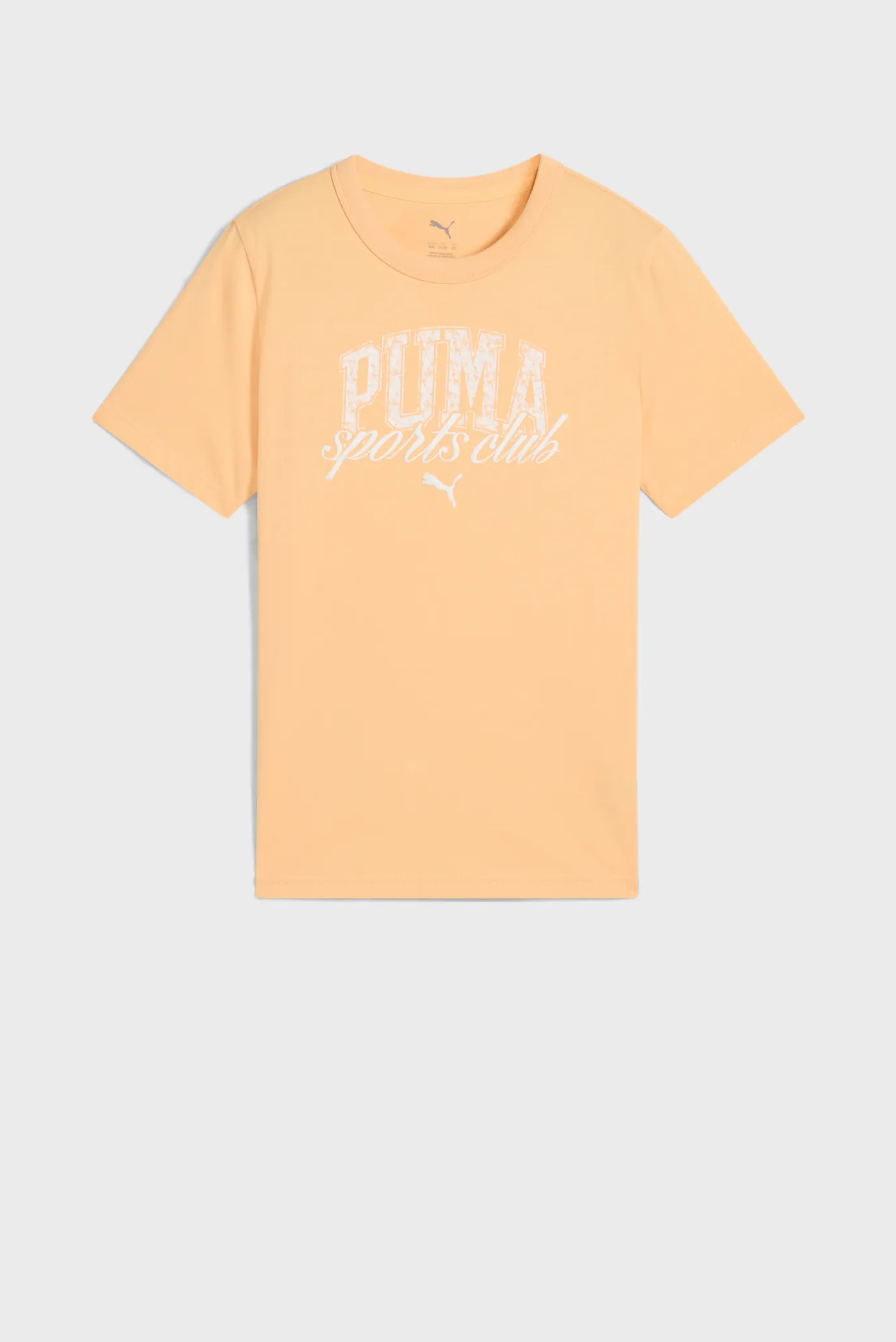 Детская персиковая футболка PUMA Class Graphic Tee Youth 1