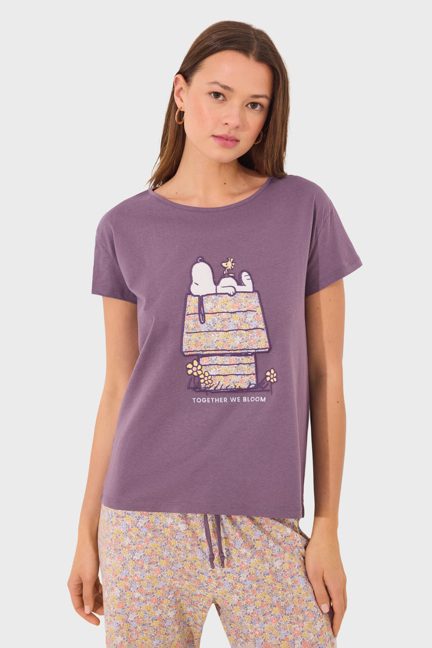 Женская пижама (футболка, брюки) Snoopy Разноцветный M womensecret 3139860 Женская пижама (футболка, брюки) Snoopy Разноцветный M womensecret 3139860