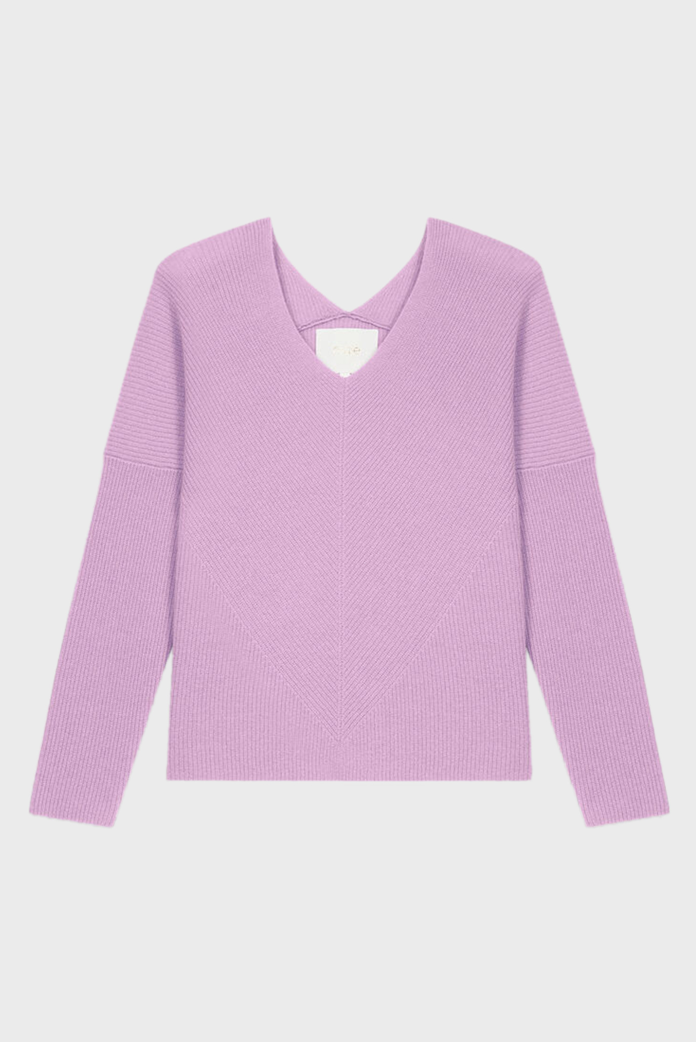 Женский фиолетовый пуловер 1