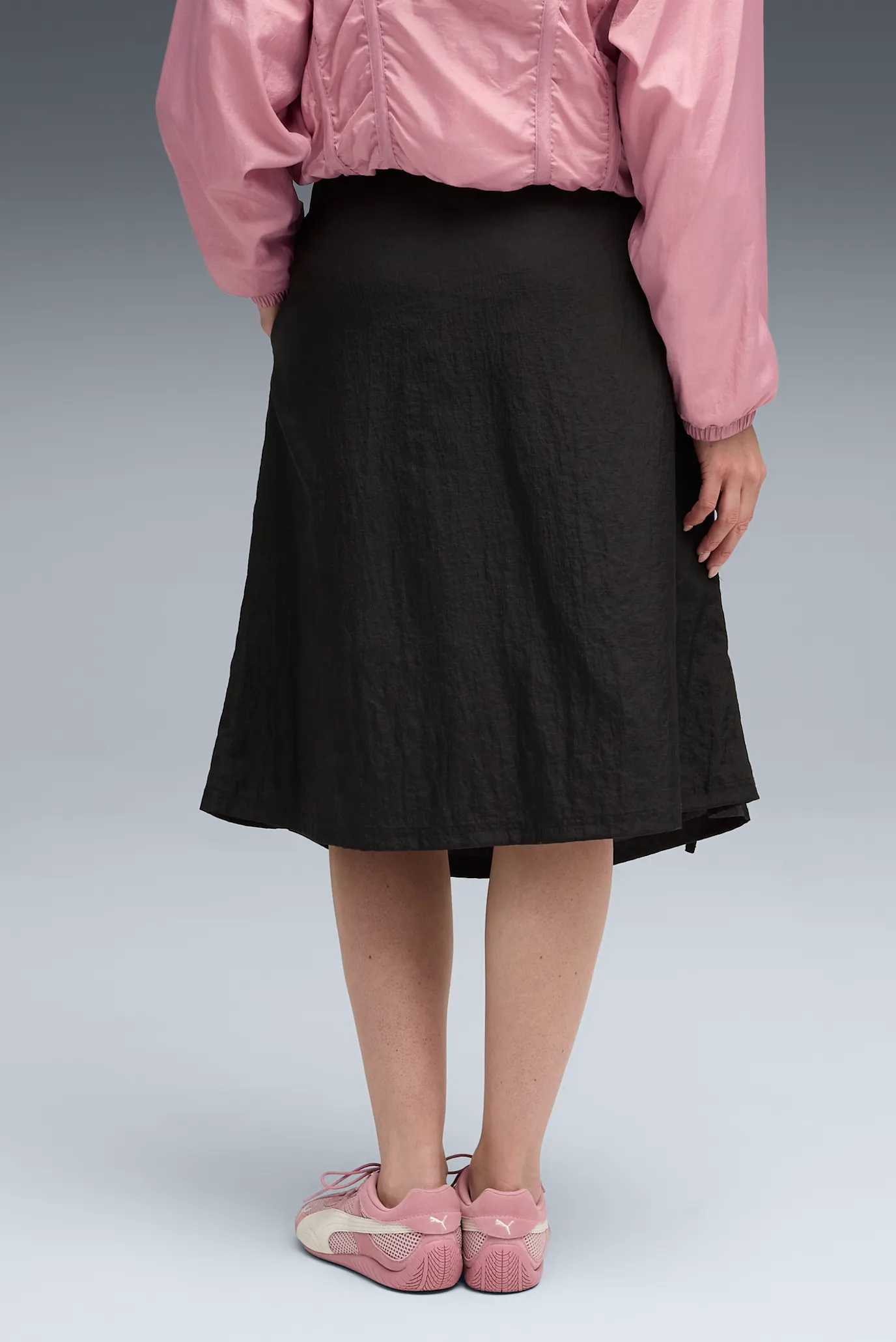 Женская черная юбка DARE TO Woven Midi Skirt Women 4