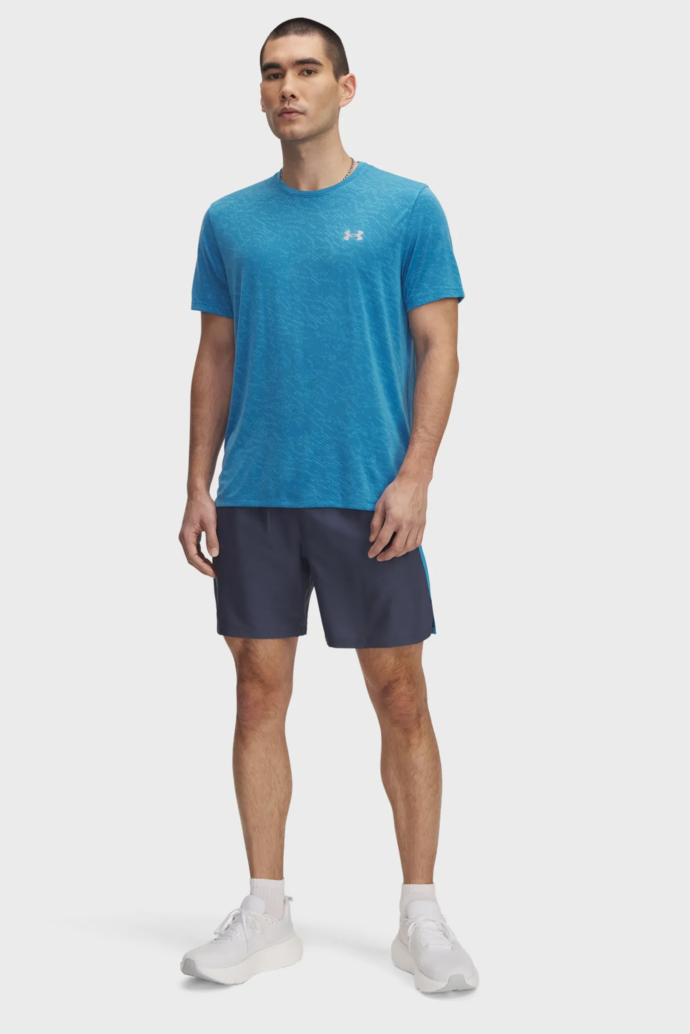 Чоловічі темно-сірі шорти UA LAUNCH 7'' SHORTS 2