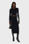 Жіноча чорна вовняна сукня M-PELAGOS DRESS