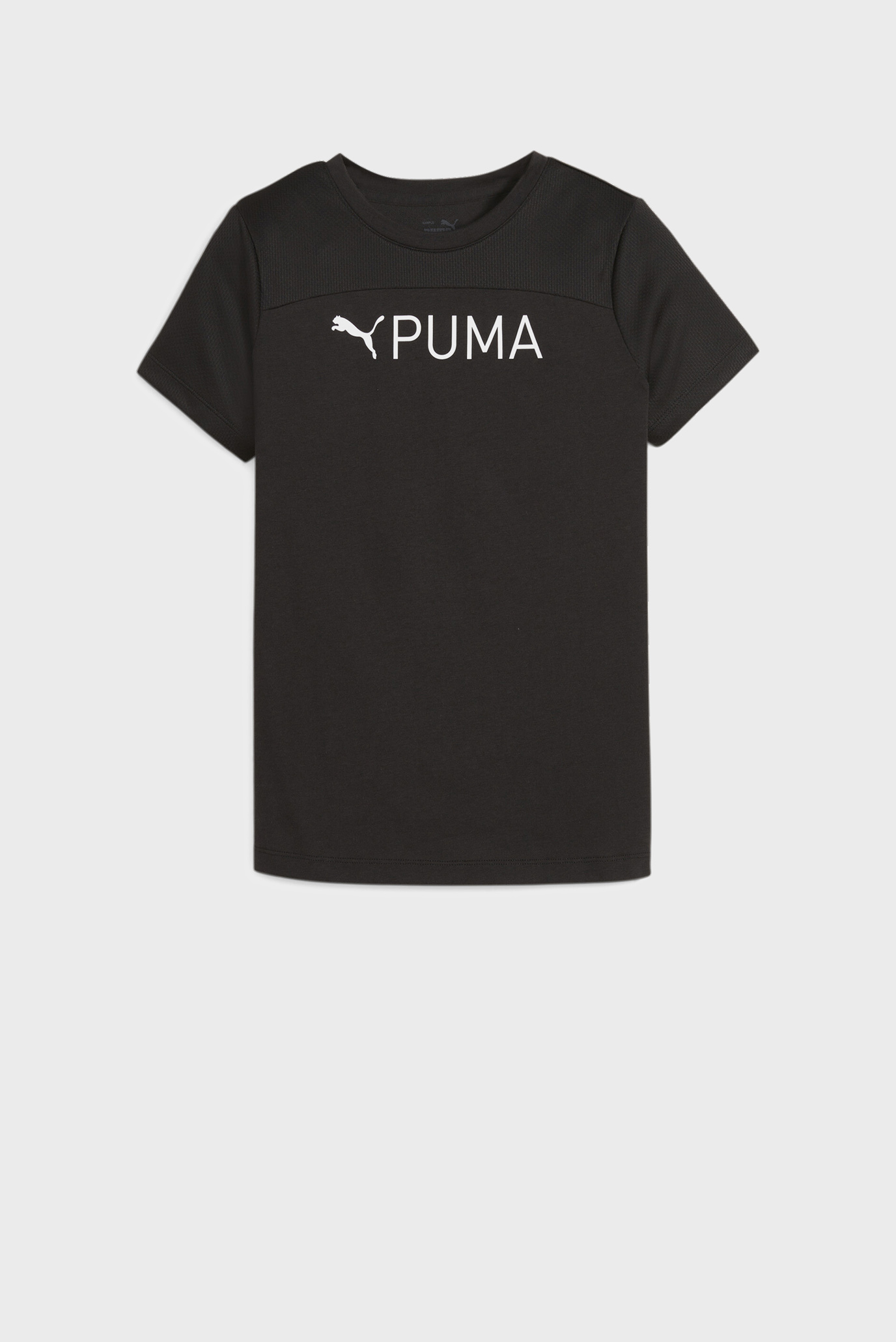 Детская черная футболка PUMA FIT Youth Tee 1