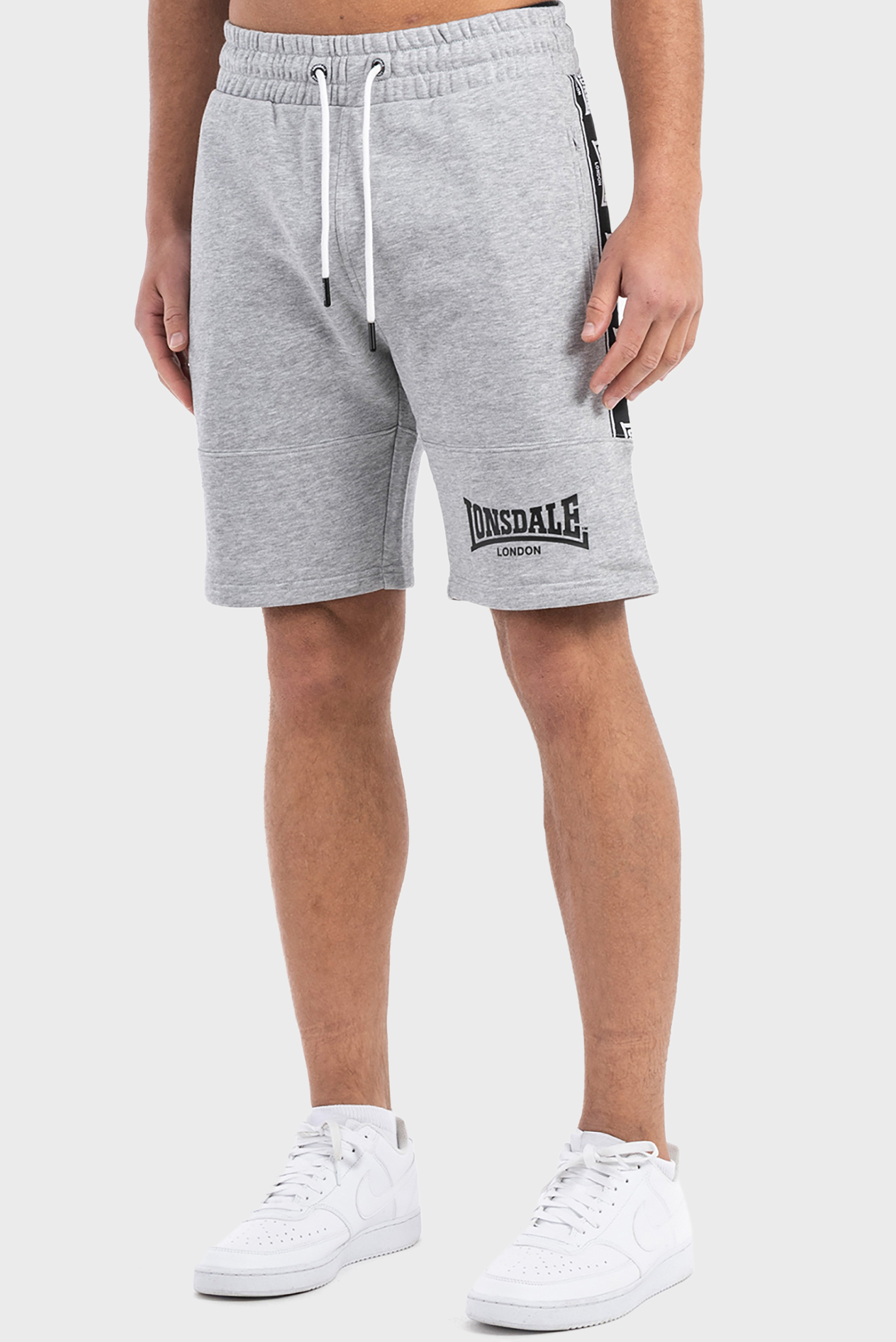 Мужские серые шорты Серый L Lonsdale 117566 Мужские серые шорты Серый L Lonsdale 117566