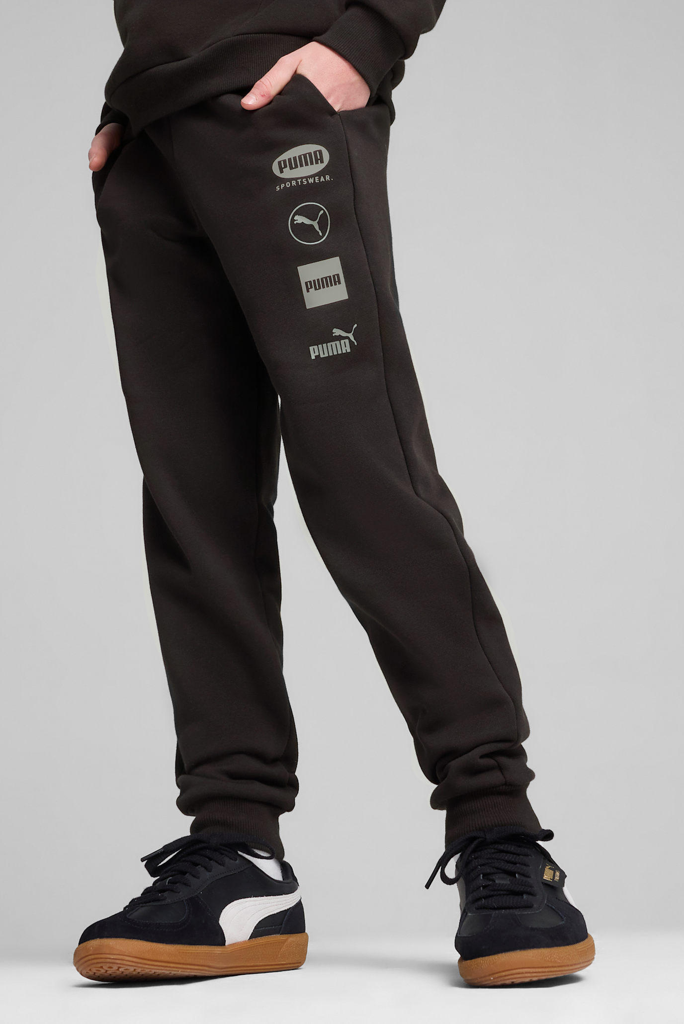 Дитячі чорні спортивні штани PUMA POWER Graphic Pants Youth 1