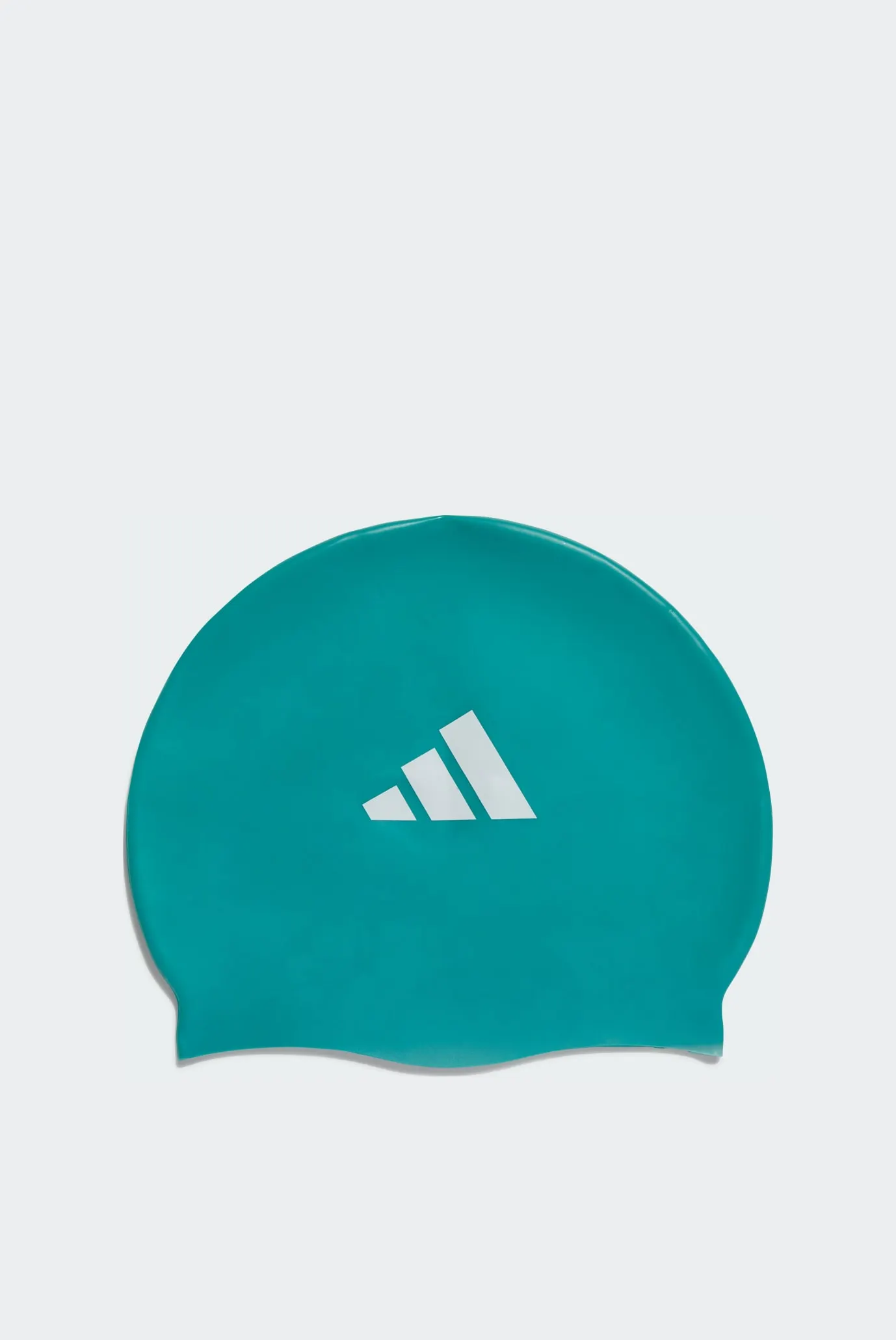 Детская бирюзовая шапочка для плавания adidas 3-Stripes Kids 1