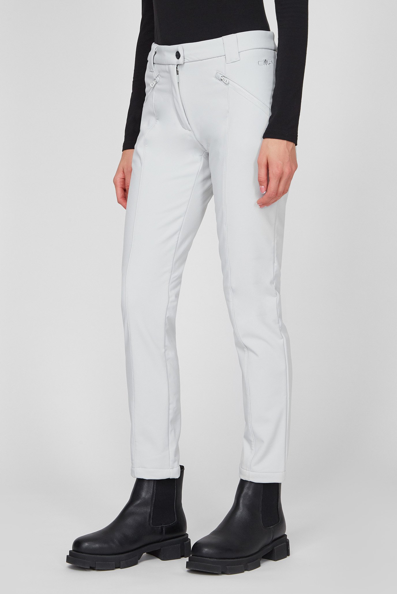 Женские белые лыжные брюки 1