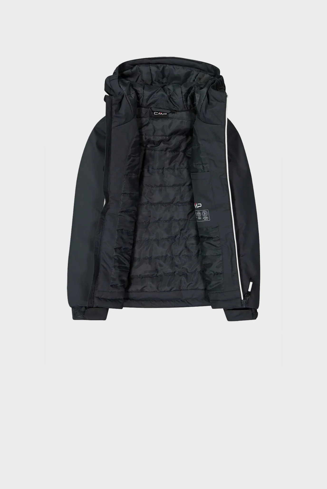 Детская черная куртка FIX HOOD FEEL WARM 4