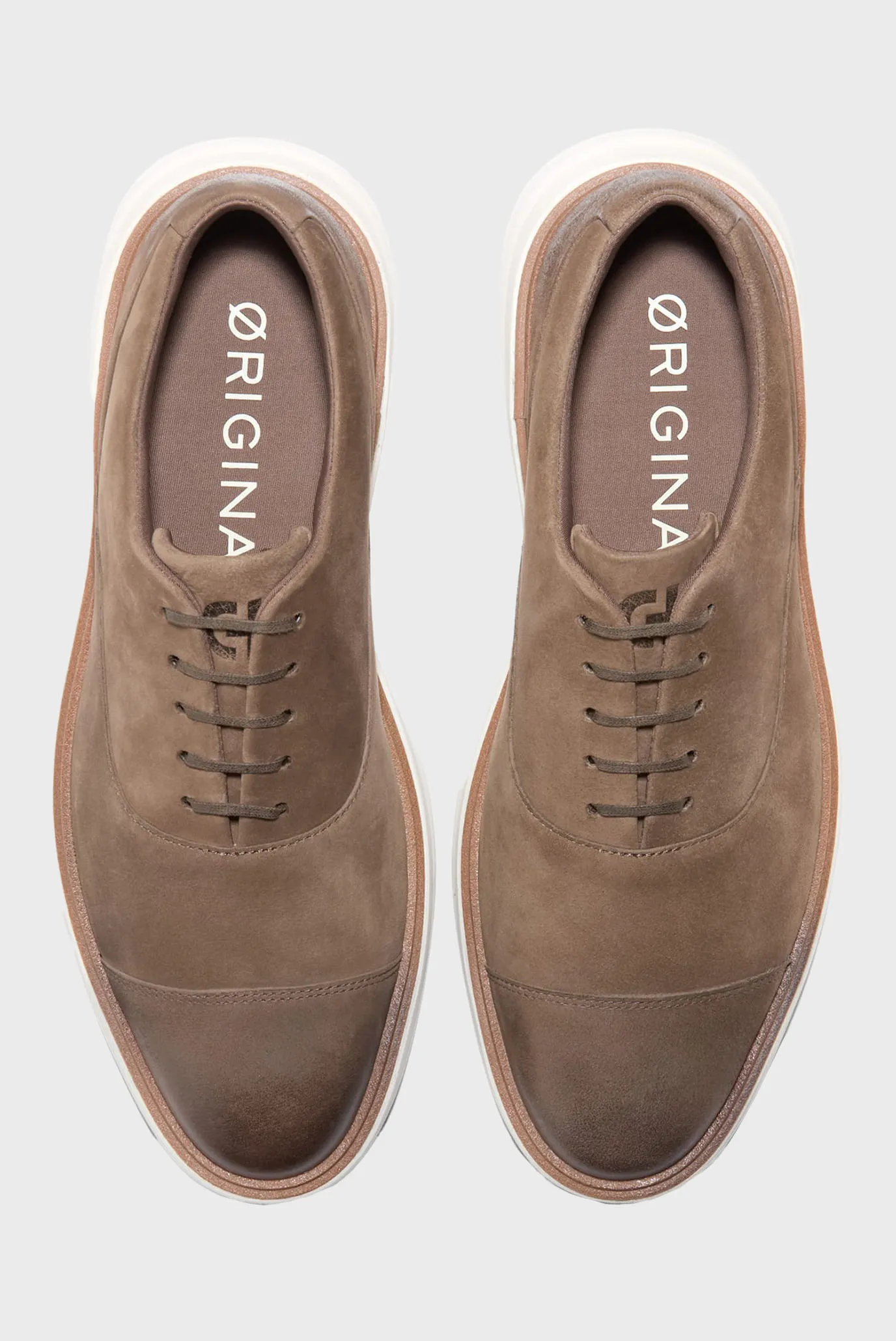 Чоловічі бежеві нубукові оксфорди ØriginalGrand Cityspectre Cap 4