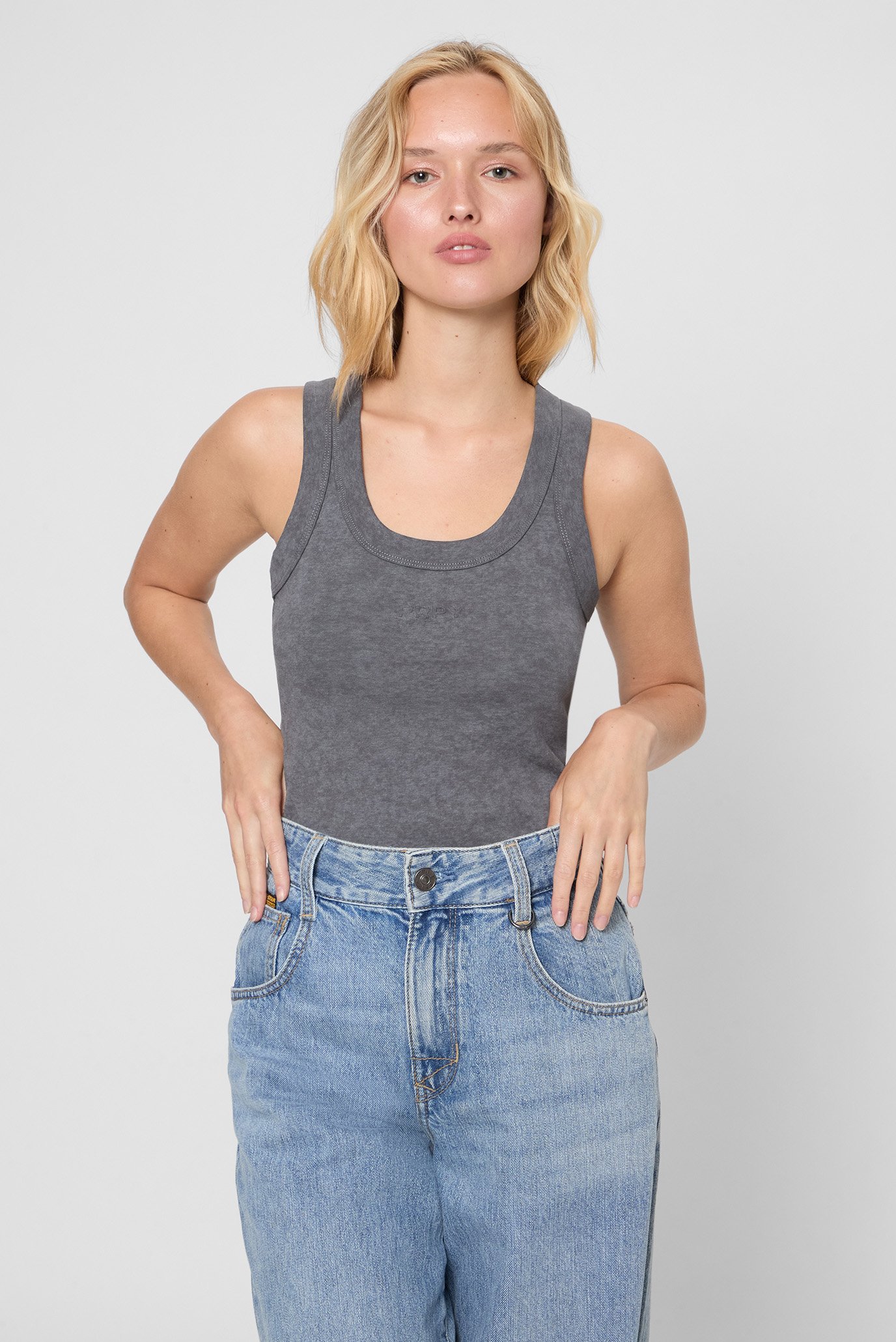 Женская серая майка Серый S PRPY PWTOPGOK0010