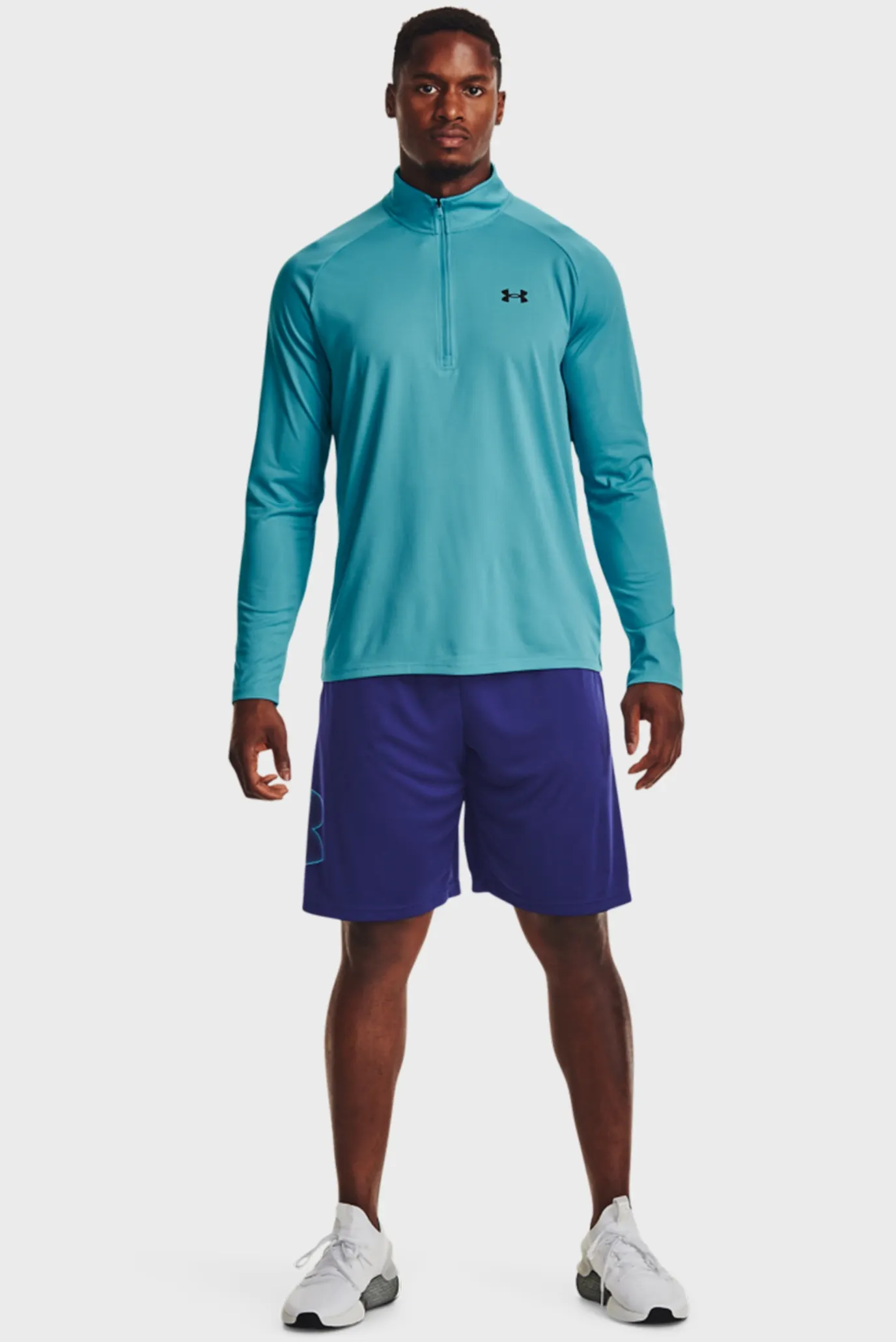 Мужские темно-синие шорты UA TECH GRAPHIC SHORT Under Armour