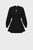 Дитяча чорна сукня GRADIENT MONOGRAM PLEATS