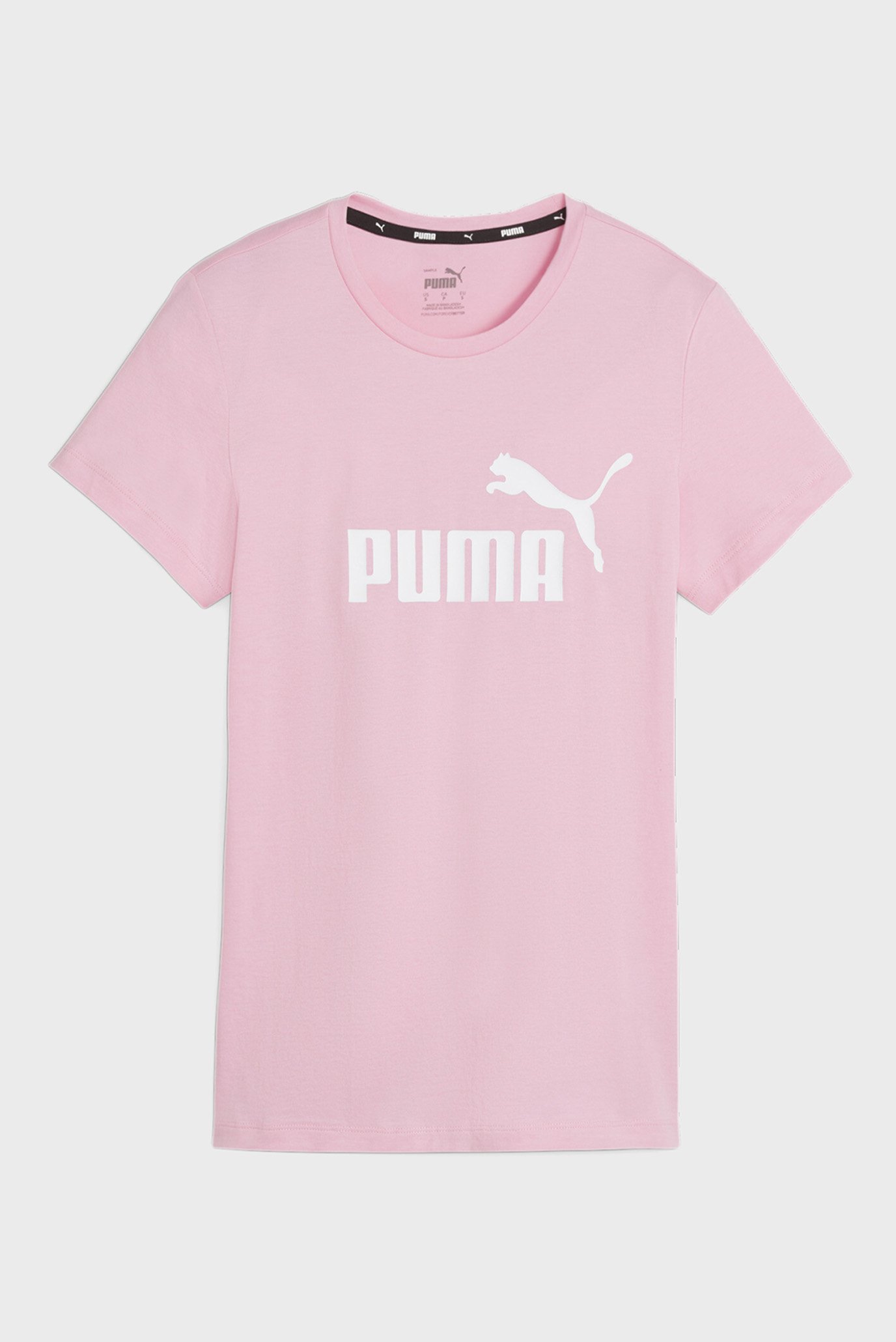 Женская розовая футболка Essentials Logo Women's Tee 1