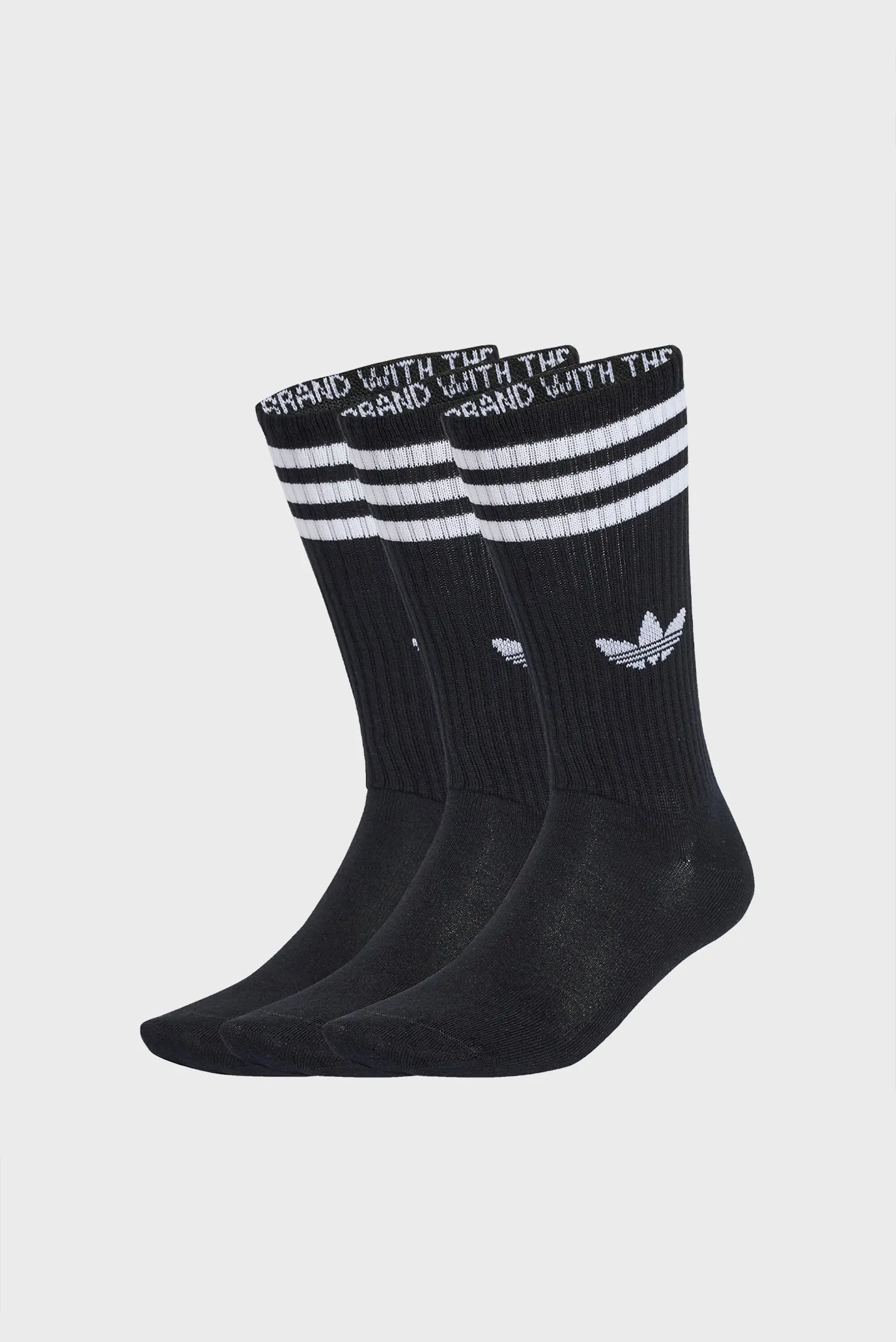 Черные носки (3 пары) 3-Stripes High Crew 1