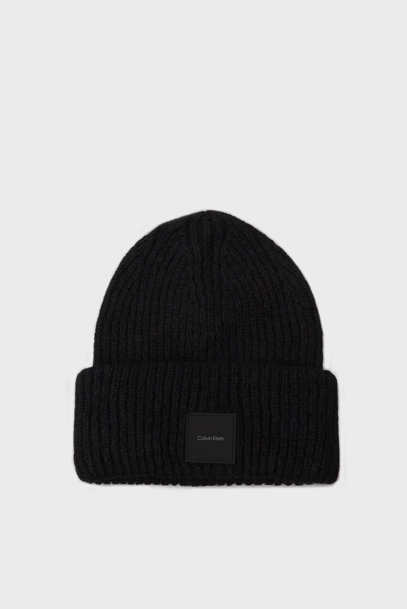 Чоловіча чорна вовняна шапка WOOL XL BEANIE 1