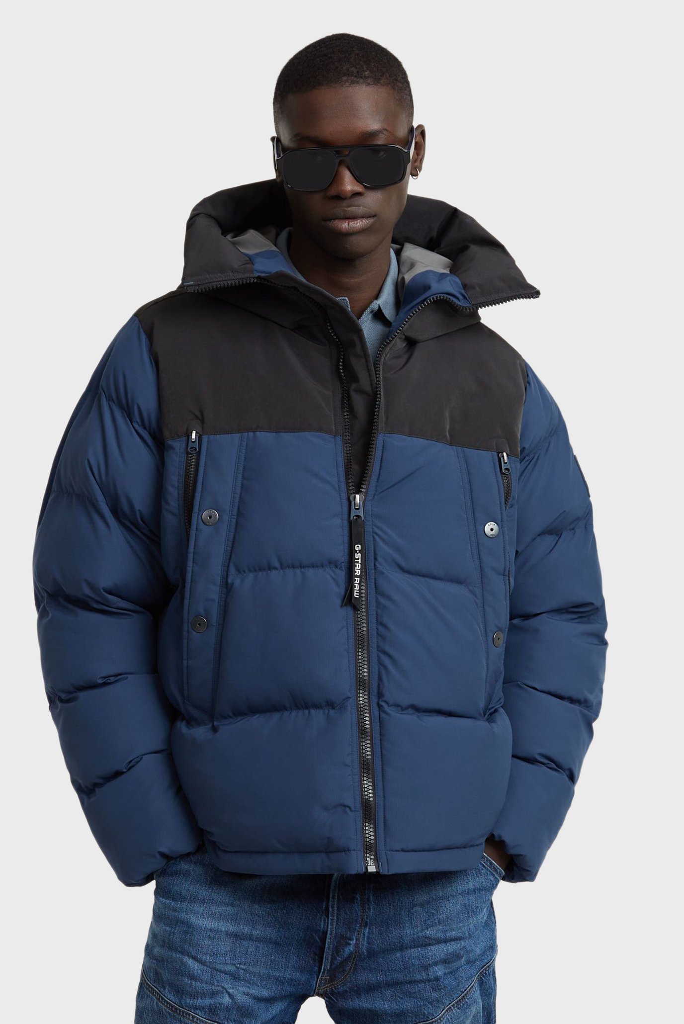 Мужская синяя куртка Expedition puffer 1