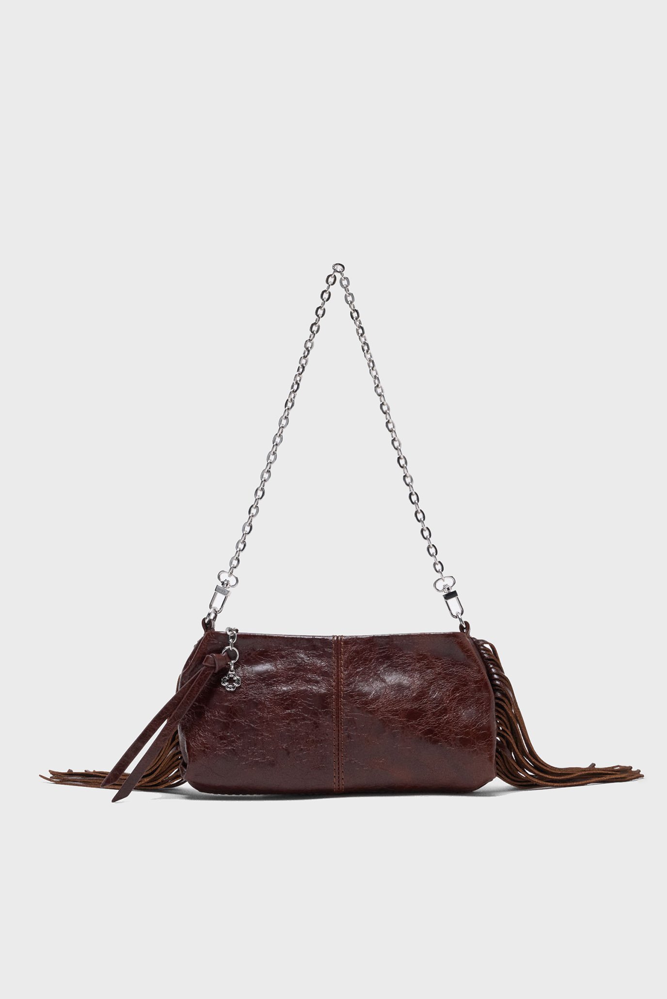 Женская бордовая кожаная сумка Miss M Бордовый ONESIZE MAJE MFAPM00325_Dark brown Женская бордовая кожаная сумка Miss M Бордовый ONESIZE MAJE MFAPM00325_Dark brown