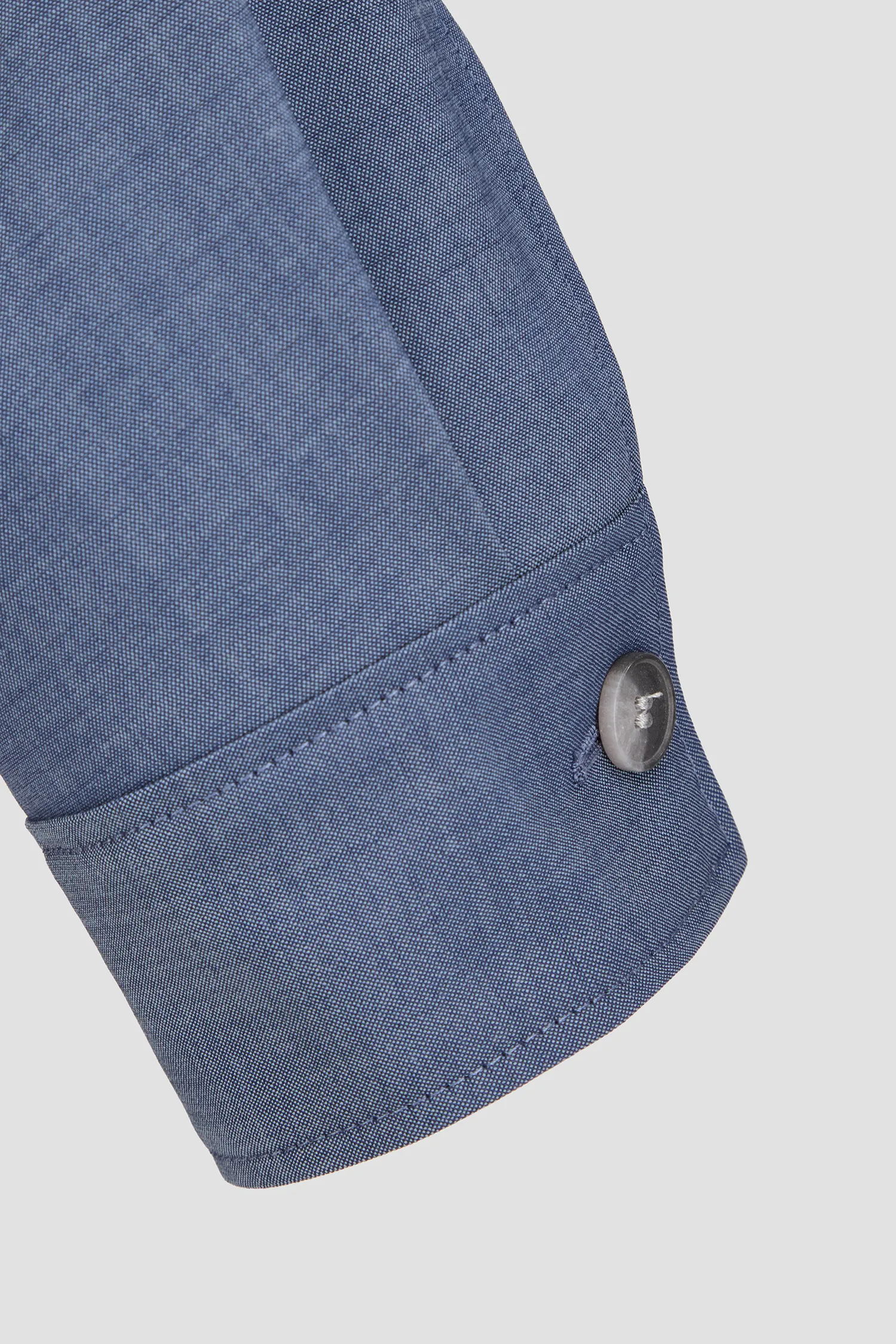 Мужской синий шерстяной пиджак 4