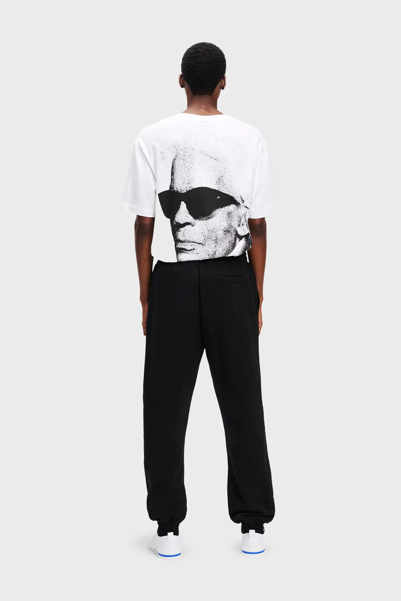 Чоловічі чорні спортивні штани KLJ TEXT LOGO SLIM SWEATPANT 2