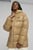 Женский бежевый пуховик Women’s Style Hooded Down Jacket