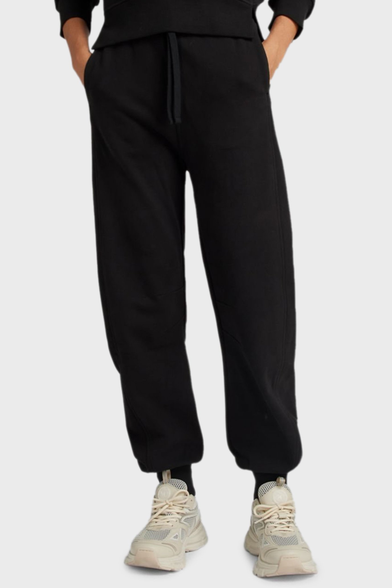 Женские черные спортивные брюки Sporty tapered sw pant wmn 1