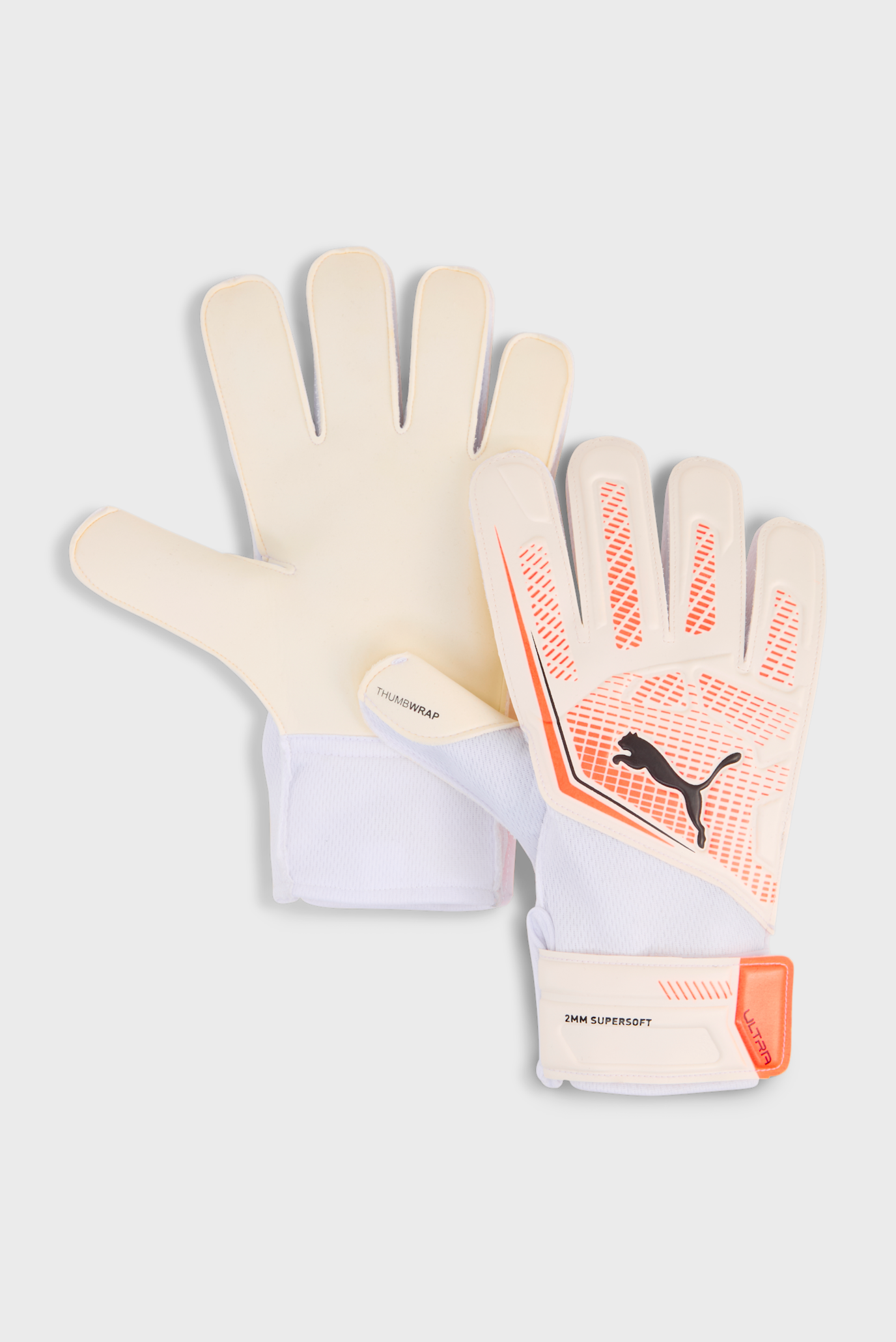 Белые вратарские перчатки ULTRA PLAY RC Goalkeeper Gloves 1