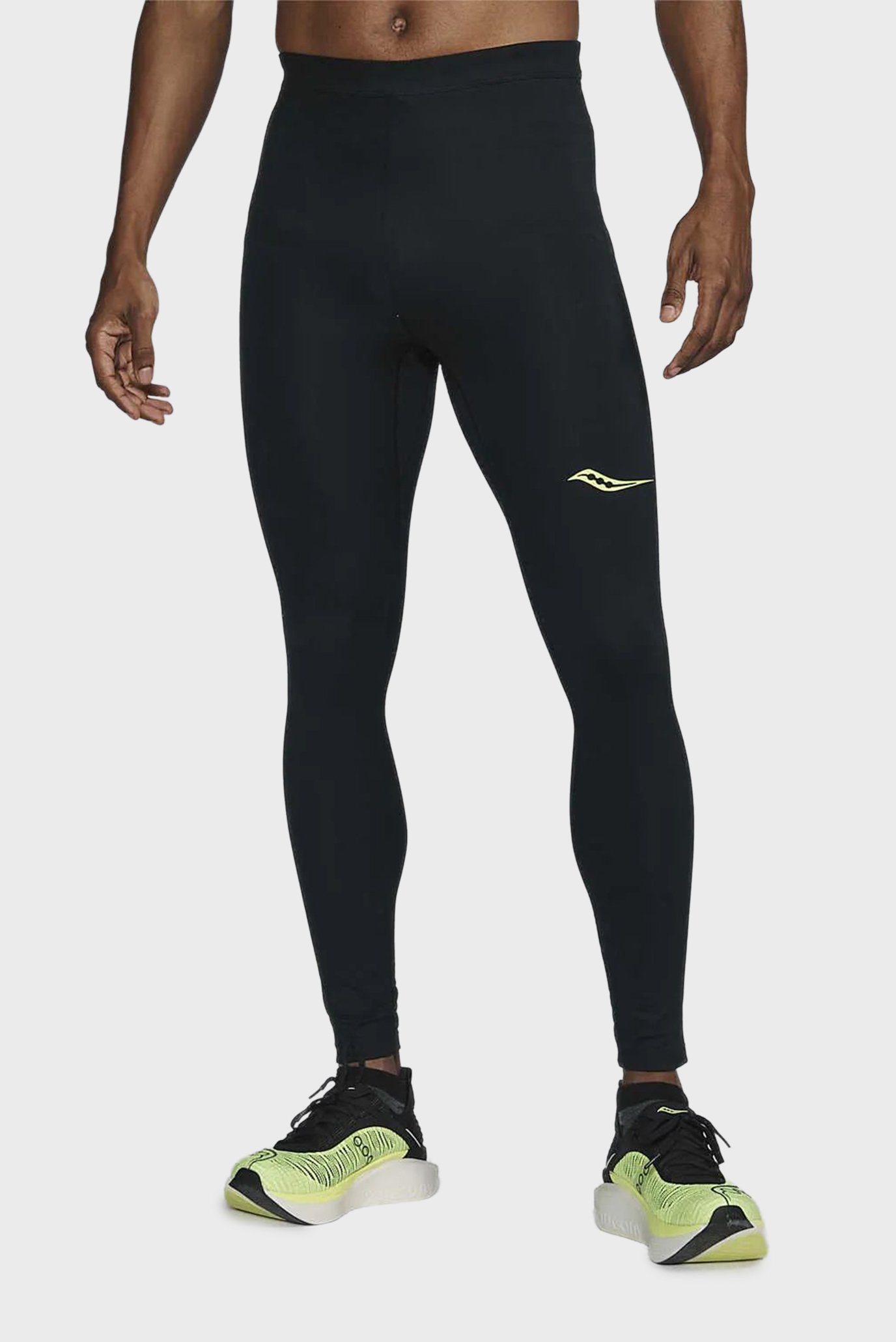 Мужские черные тайтсы ELITE TIGHT Черный M Saucony SAM800386-BKES5 Мужские черные тайтсы ELITE TIGHT Черный M Saucony SAM800386-BKES5