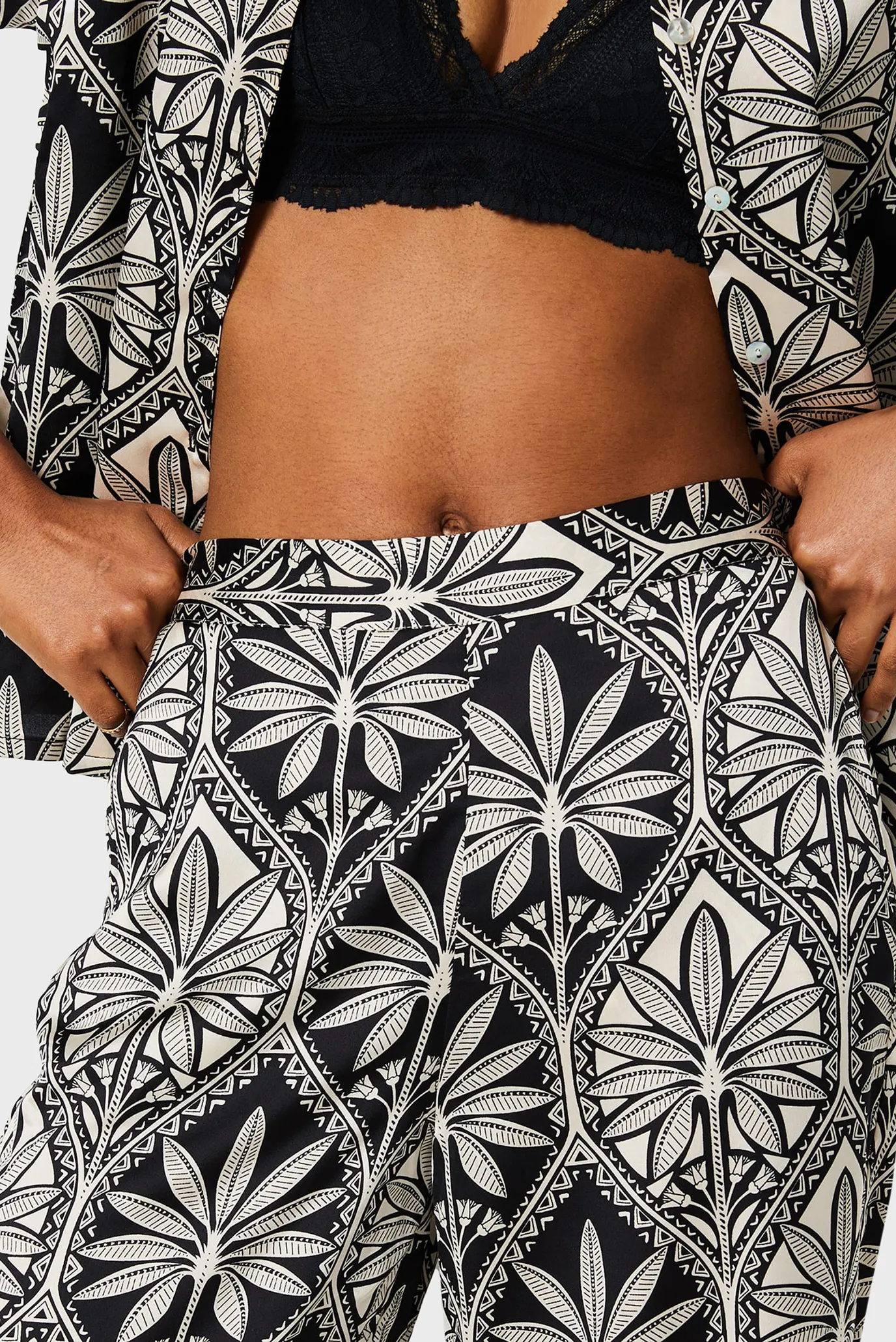 Женские брюки с узором SILAN 4