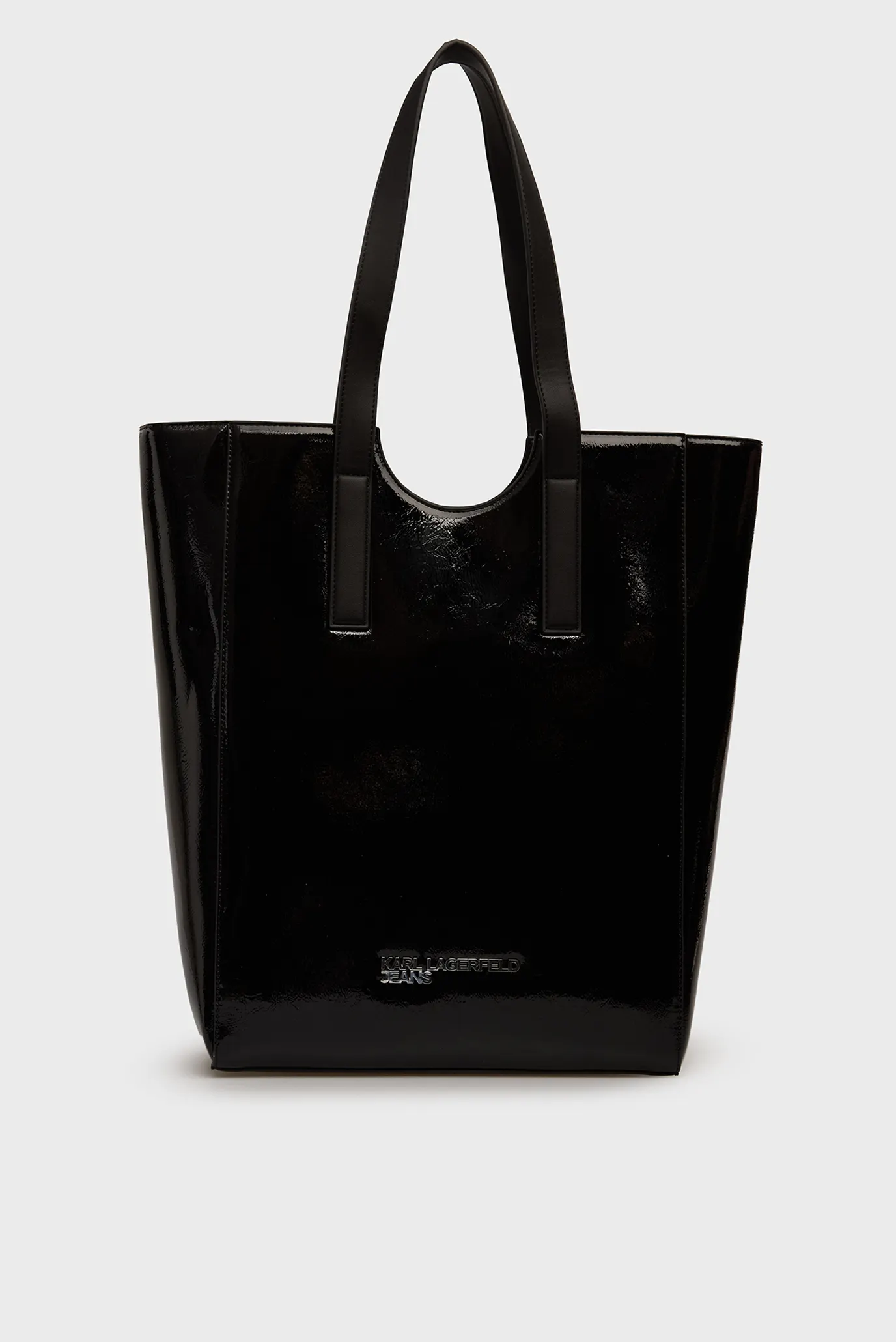 Жіноча чорна сумка metal 1