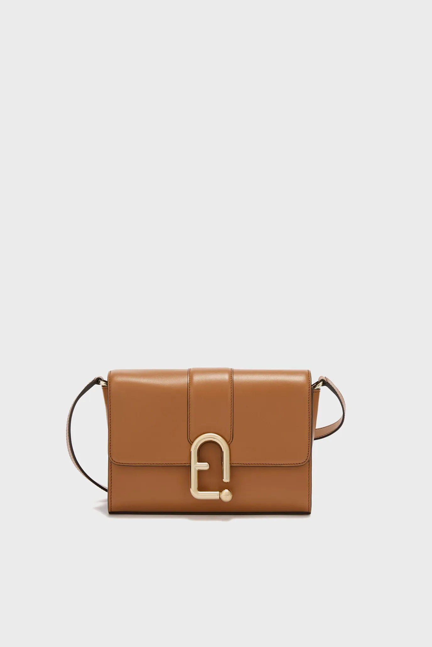 Женская рыжая кожаная сумка 1