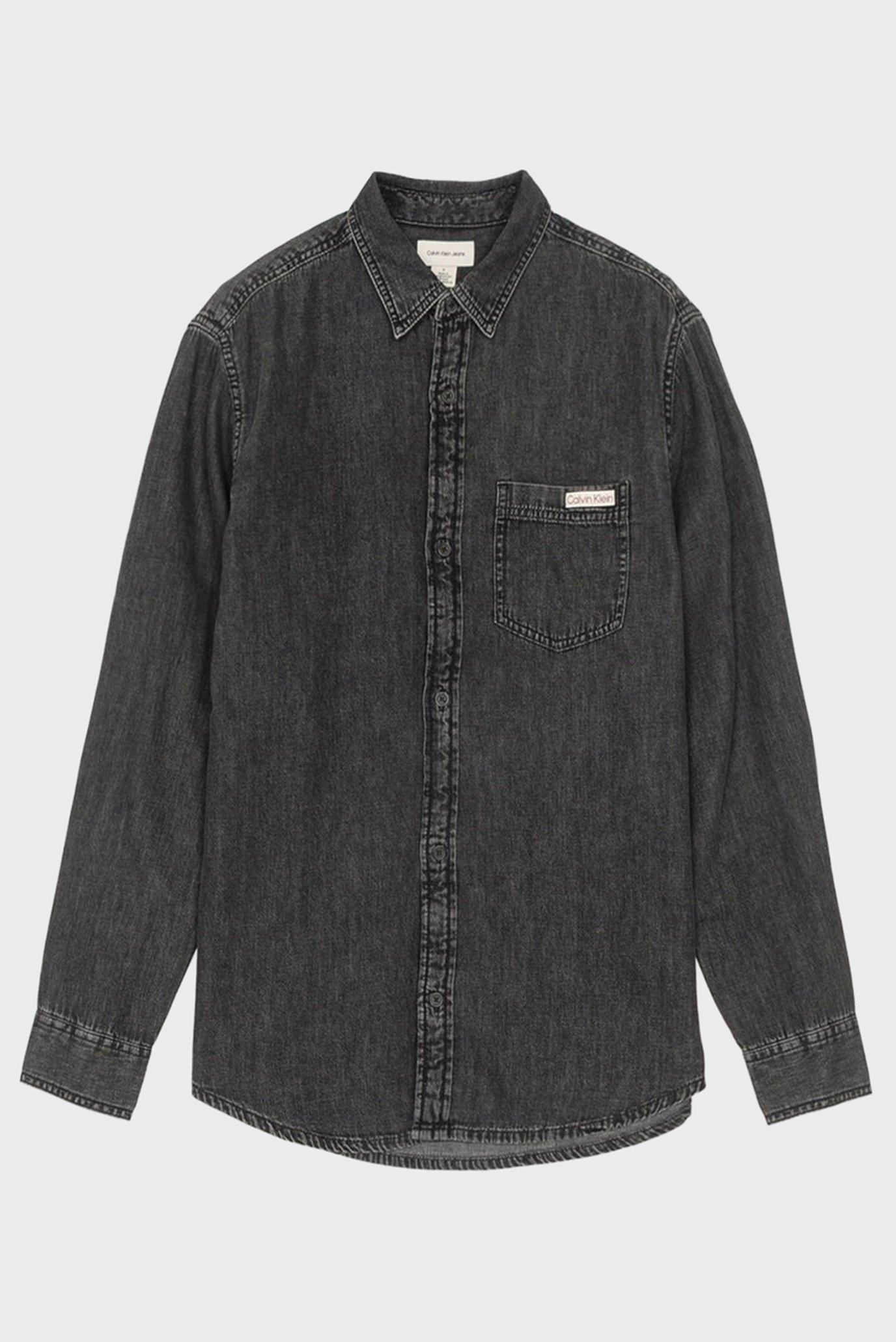 Мужская темно-серая джинсовая рубашка CASUAL CLASSIC Серый L Calvin Klein Jeans LV040BM733 Мужская темно-серая джинсовая рубашка CASUAL CLASSIC Серый L Calvin Klein Jeans LV040BM733