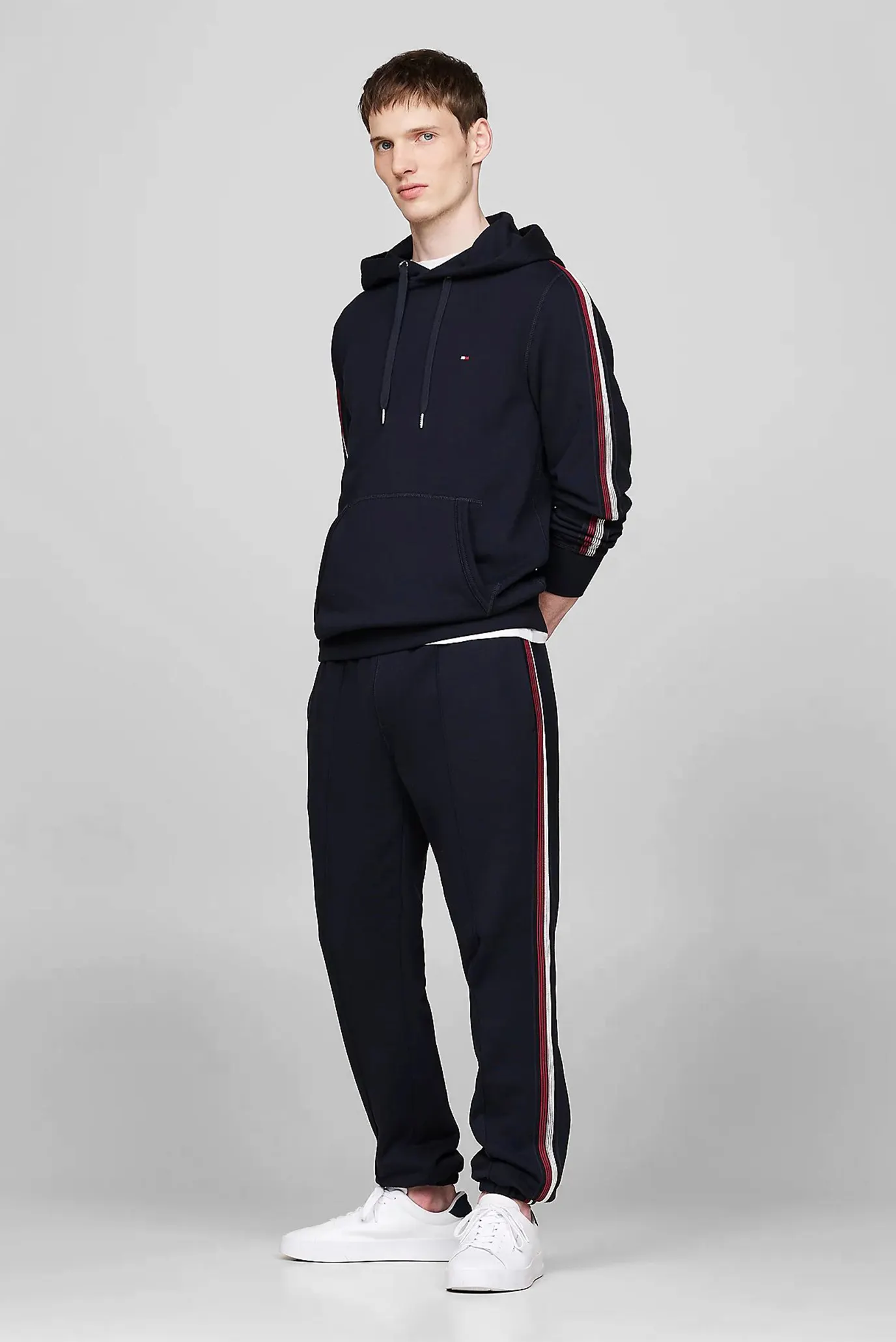Мужские темно-синие спортивные брюки GLOBAL STRIPE TAPE 2