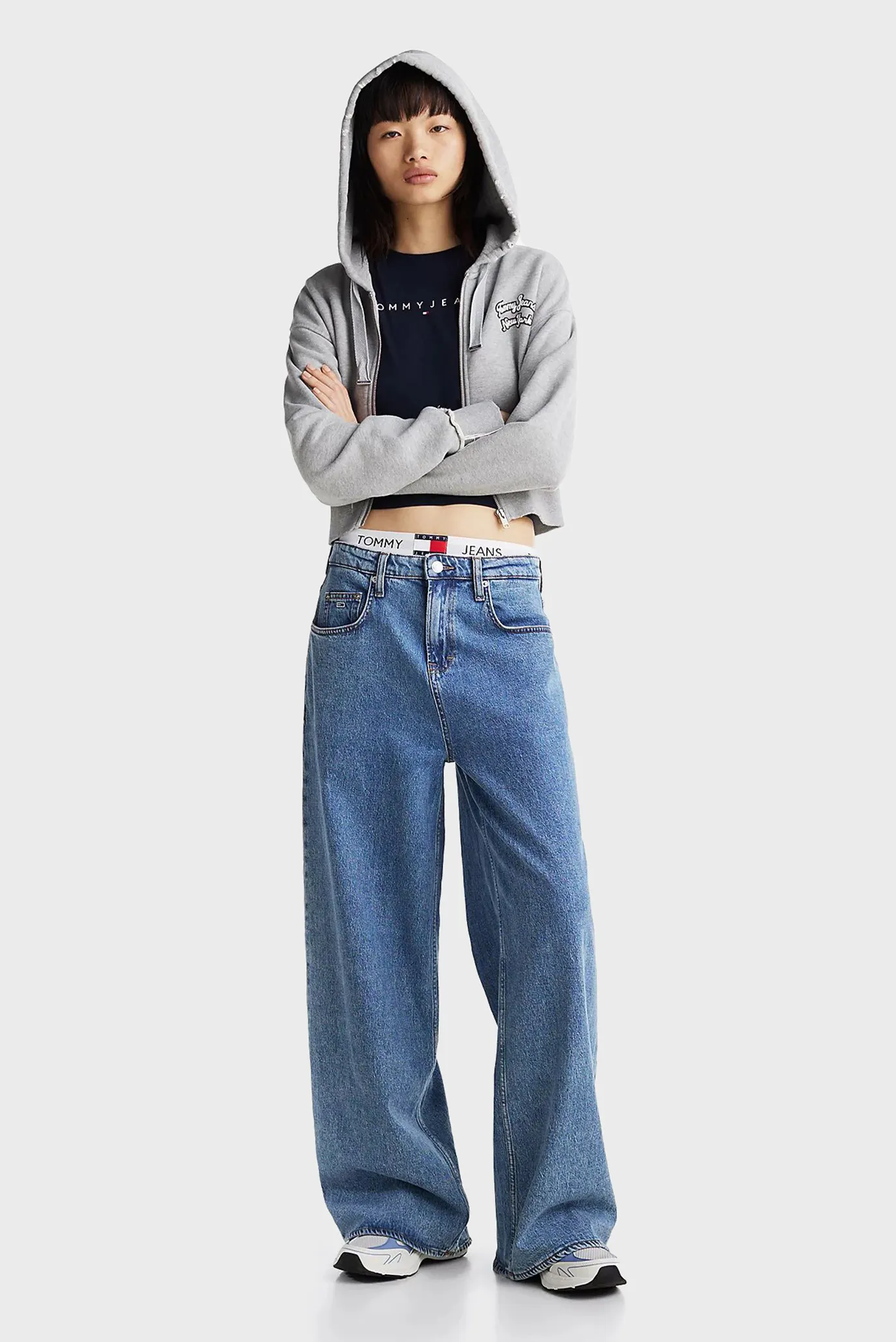 Женские синие джинсы CHARLIE MR LOOSE WD 2