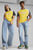 Желтая футболка FOOTBALL JERSEY (унисекс)