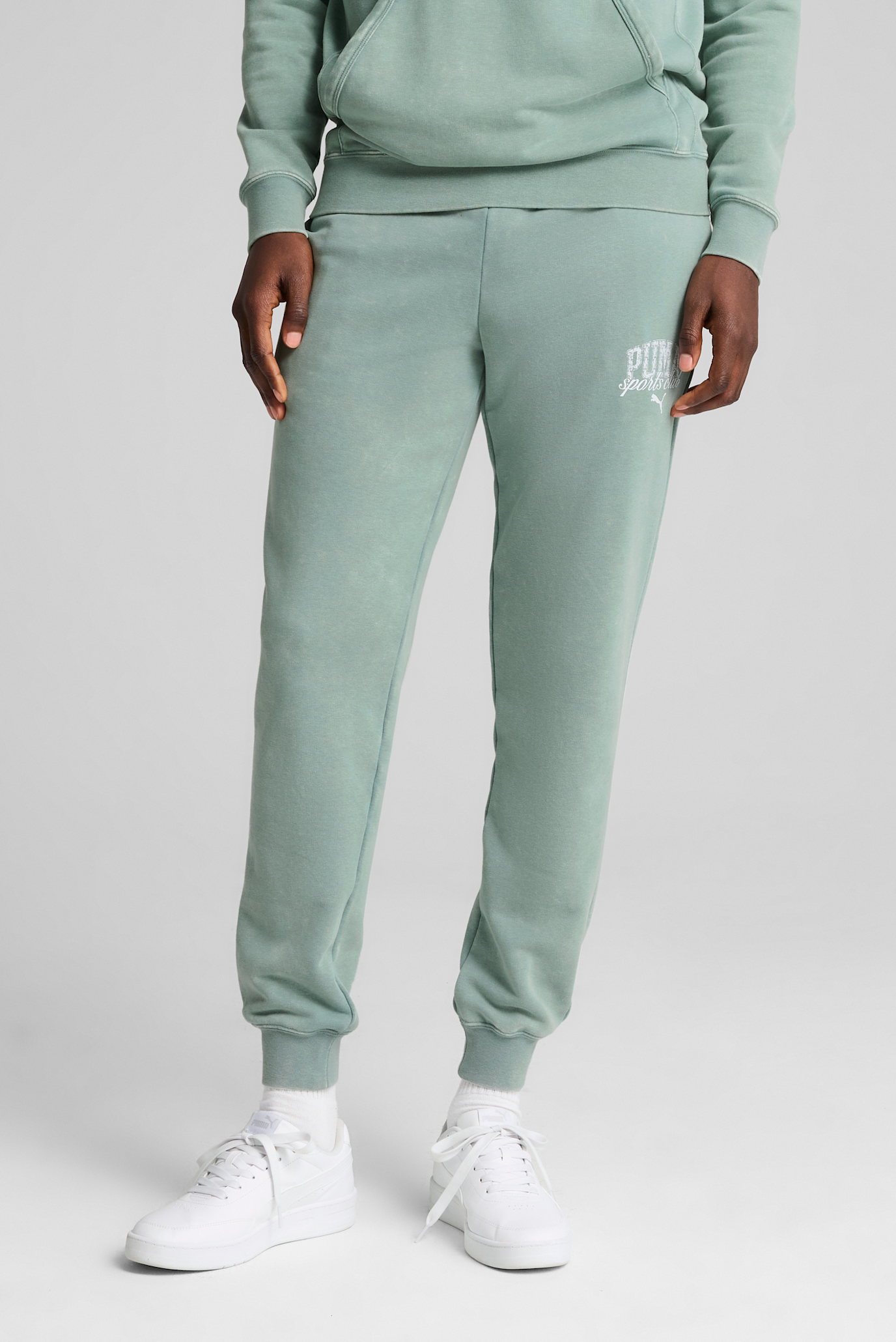 Мужские мятные спортивные брюки PUMA Class Washed Sweatpants Men 1