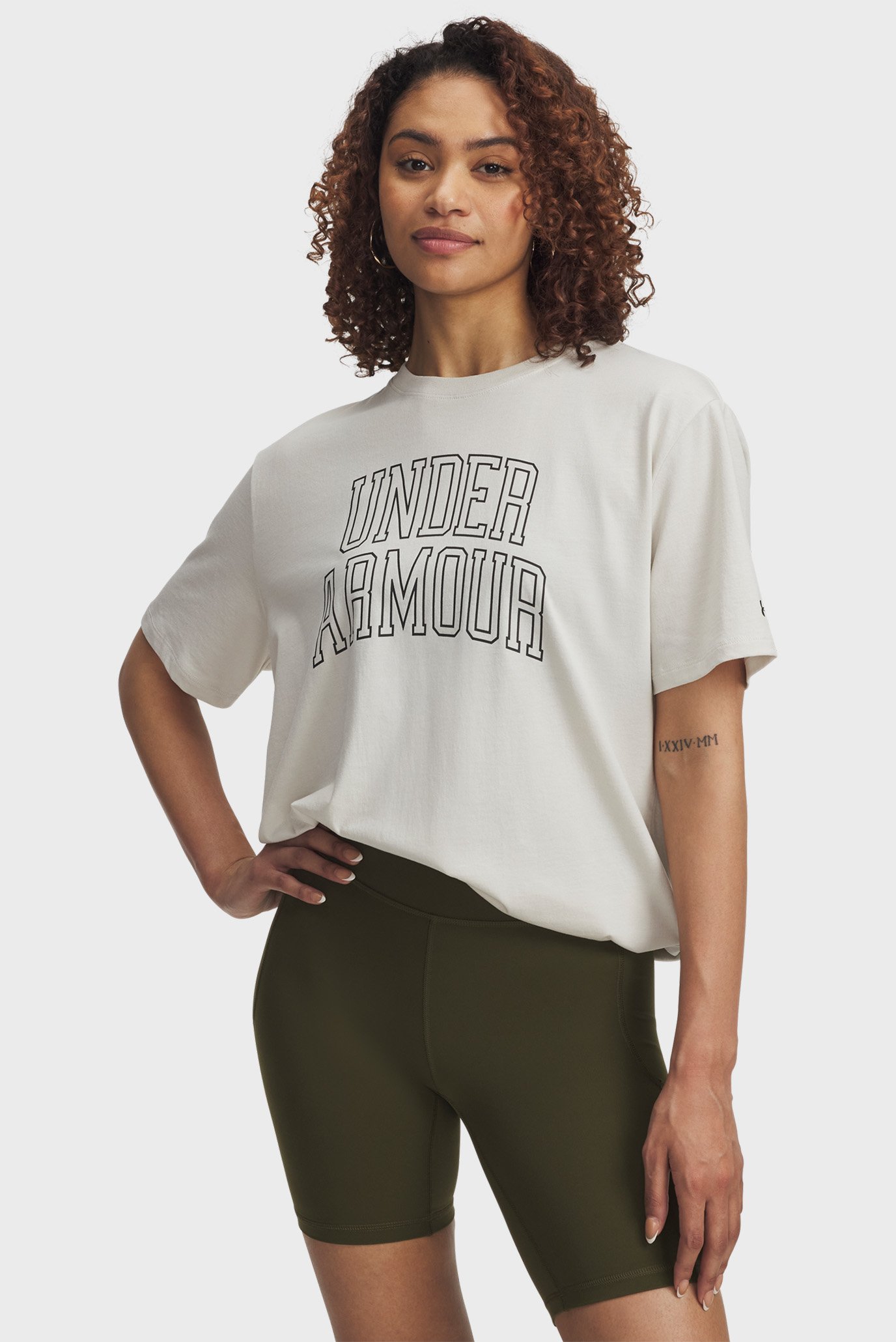 Женская белая футболка Rival OS Campus Tee Белый S Under Armour 6007883-110 Женская белая футболка Rival OS Campus Tee Белый S Under Armour 6007883-110