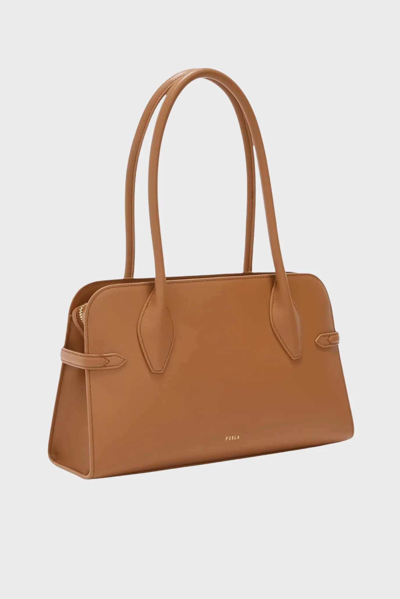 Женская коричневая кожаная сумка 3