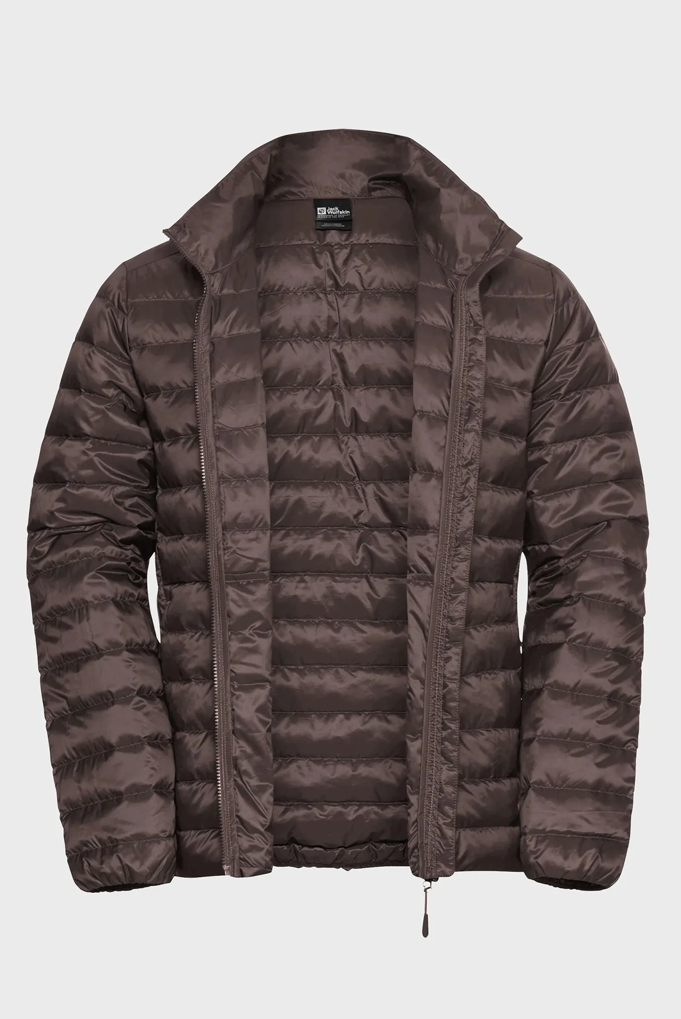 Мужской темно-коричневый пуховик 8
